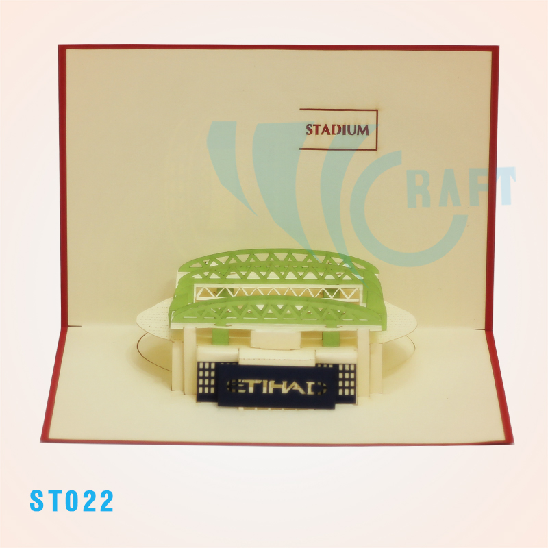 Etihad Stadium Pop Up Card