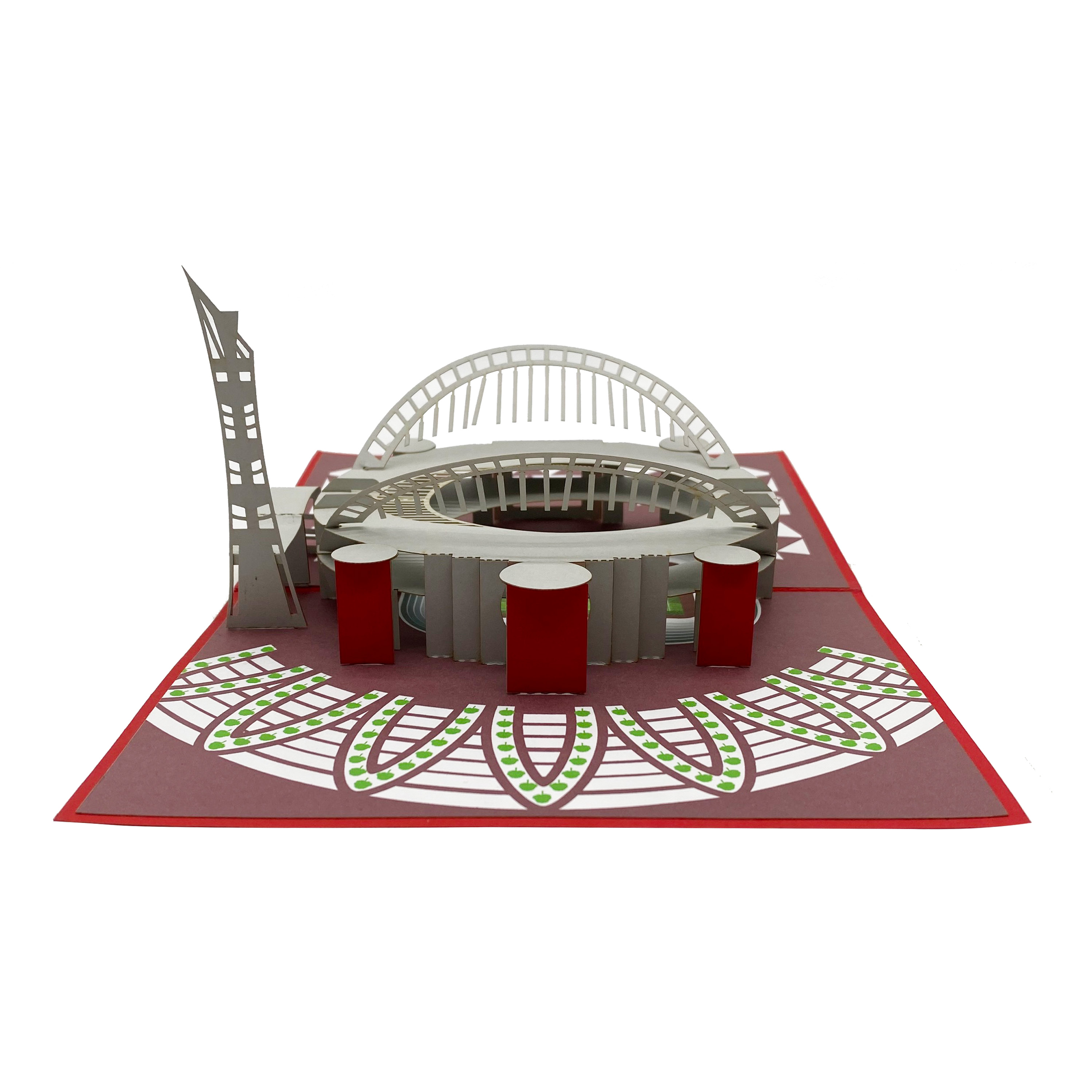 Khalif Stadium Pop Up Card