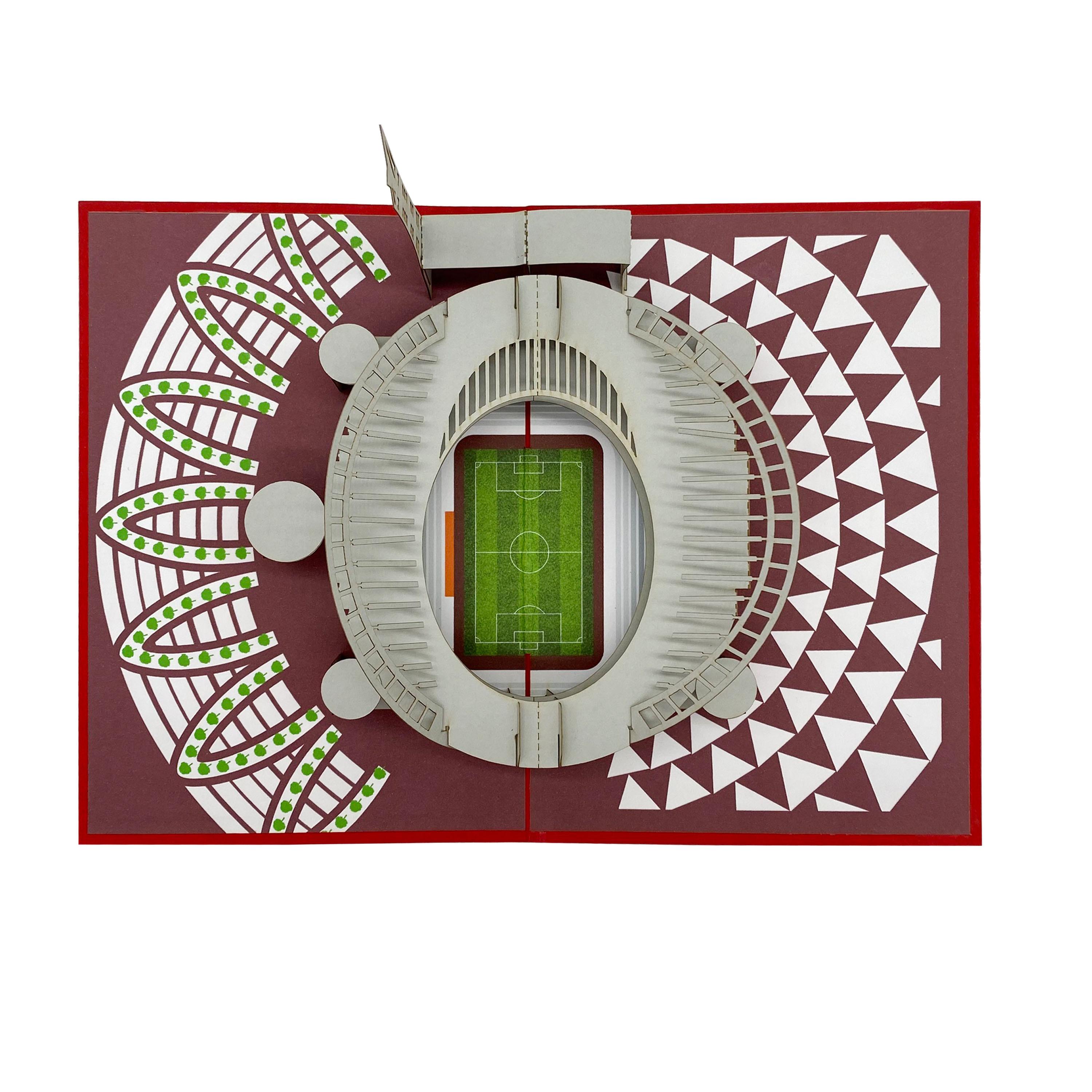 Khalif Stadium Pop Up Card