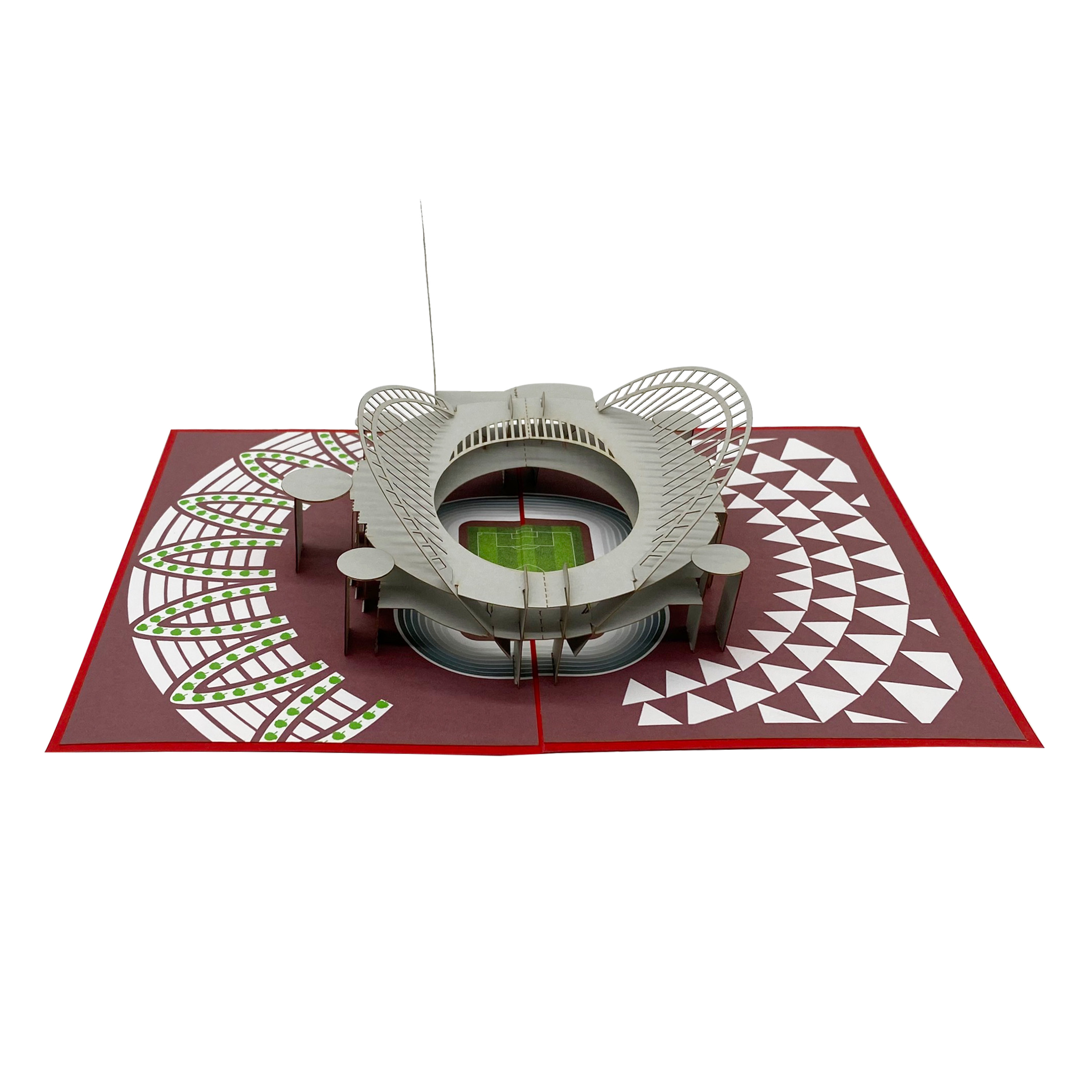 Khalif Stadium Pop Up Card