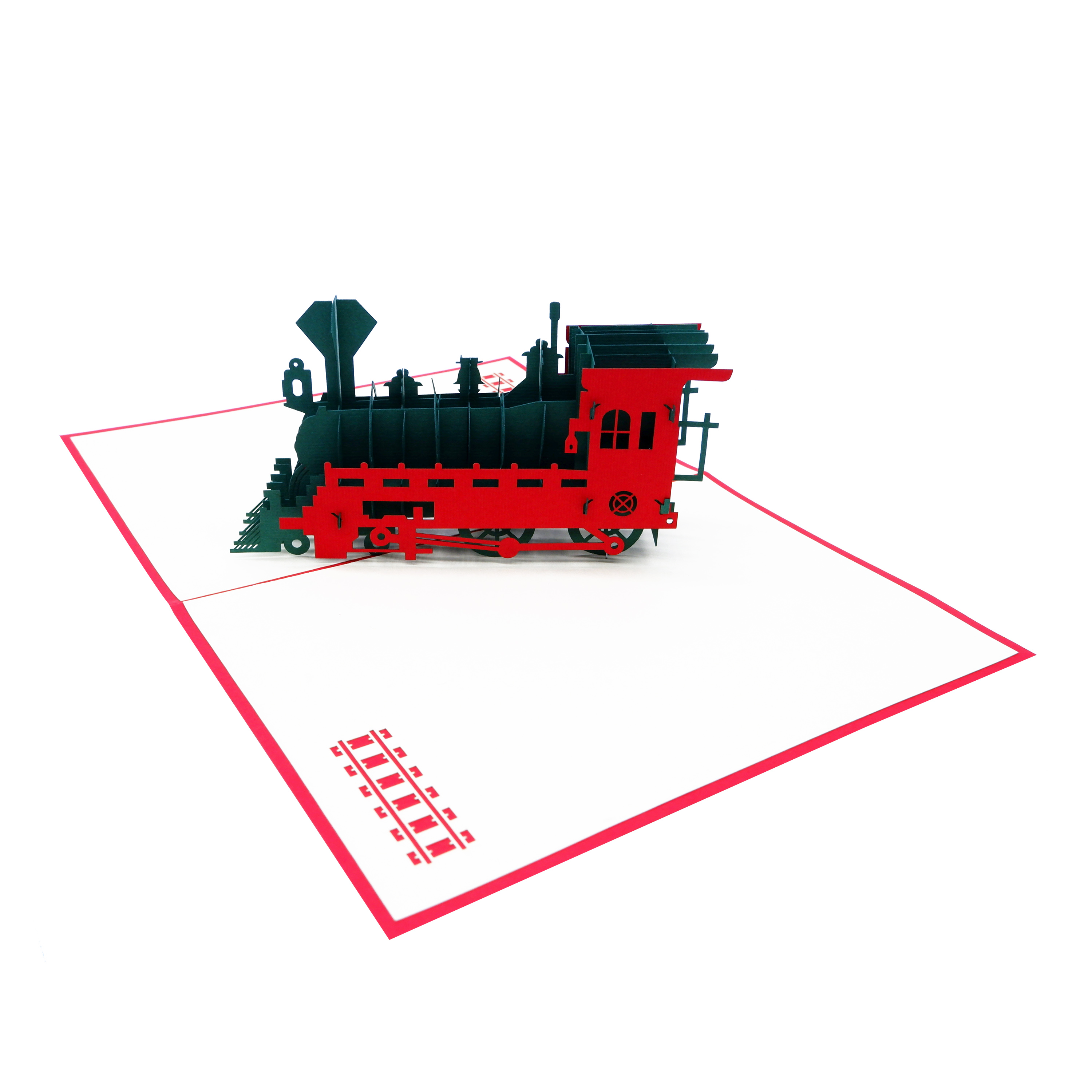 Steam Train Pop Up Card