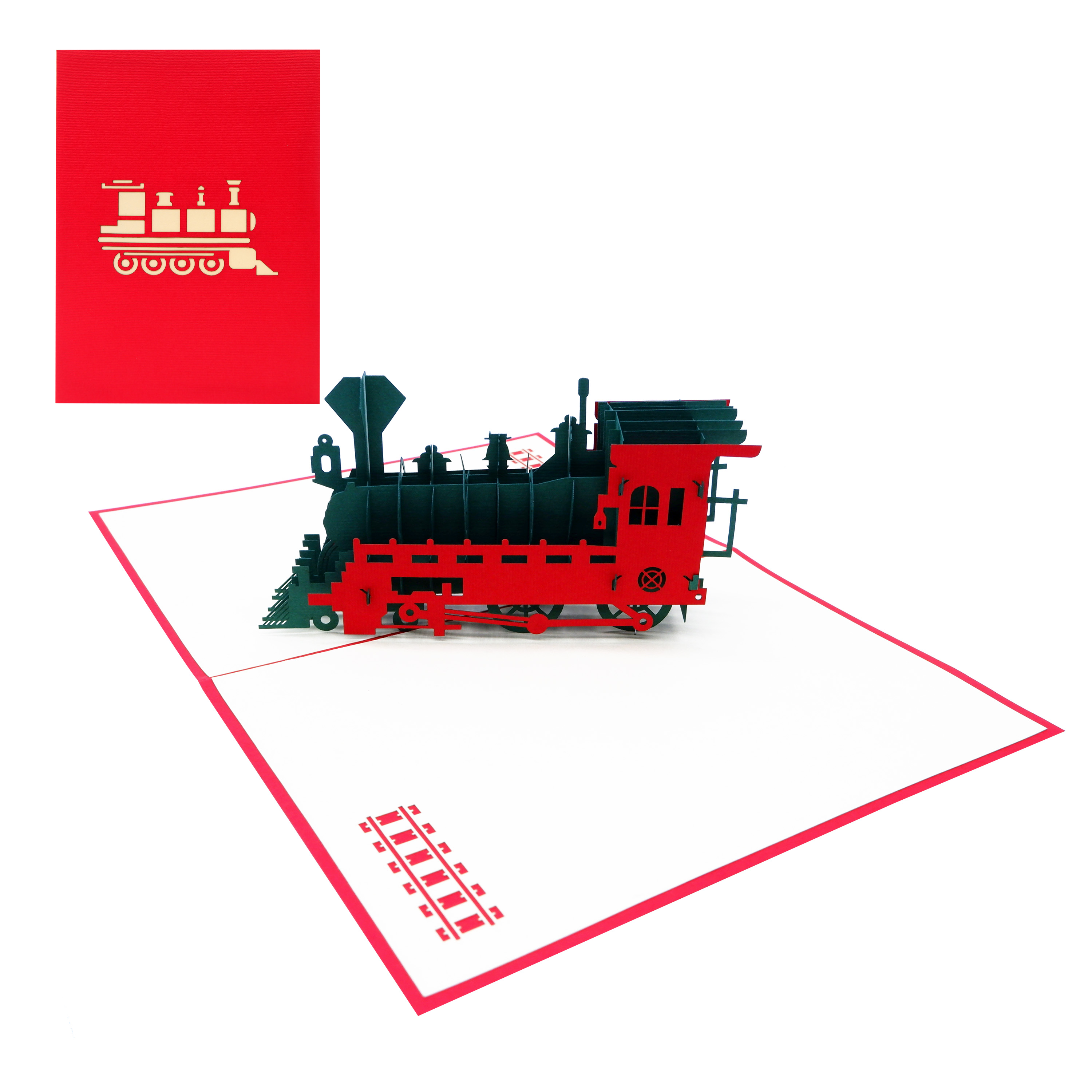 Steam Train Pop Up Card