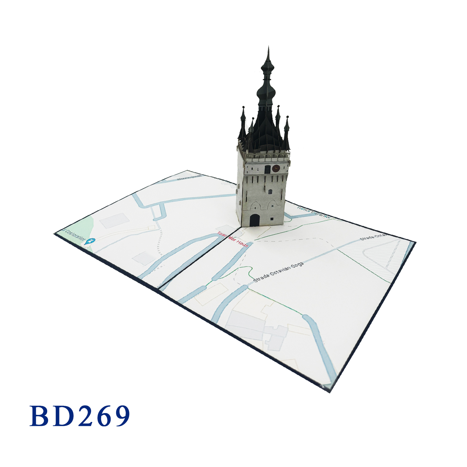 Stundturm Clock Tower Pop Up Card