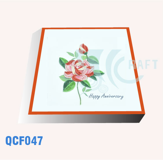 Rose Quilling Card