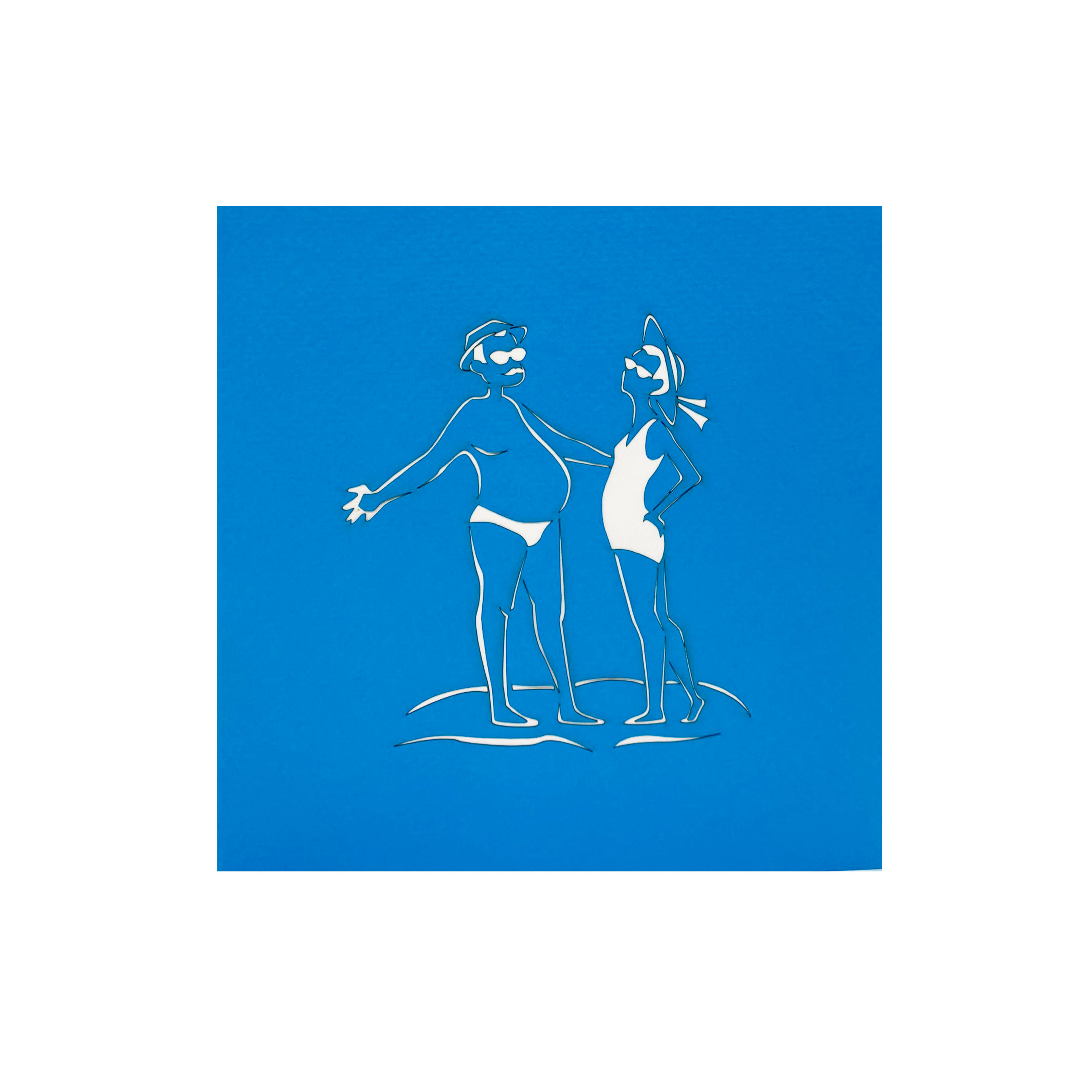 Summer Beach Pop Up Card