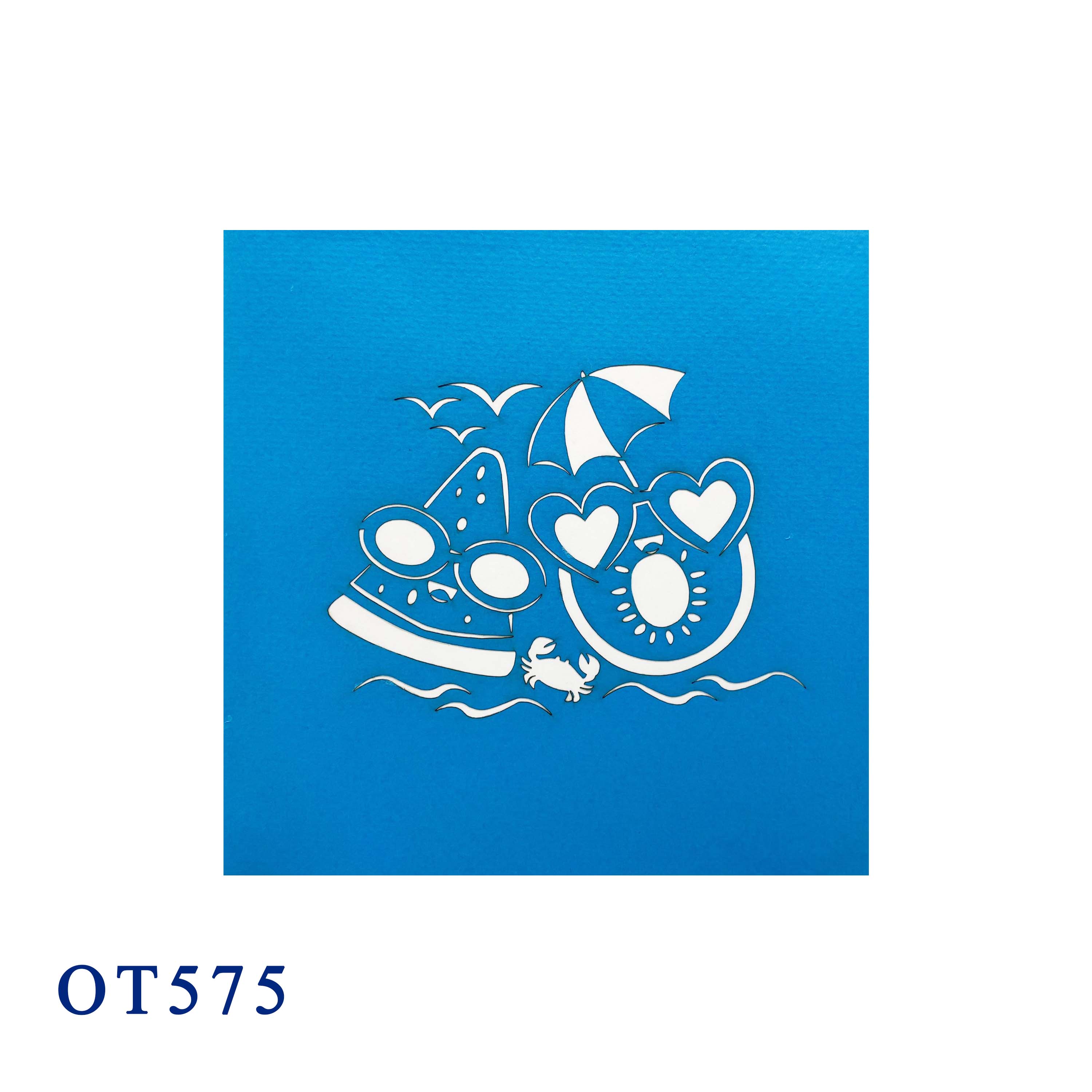 Summer Fruits Pop Up Card