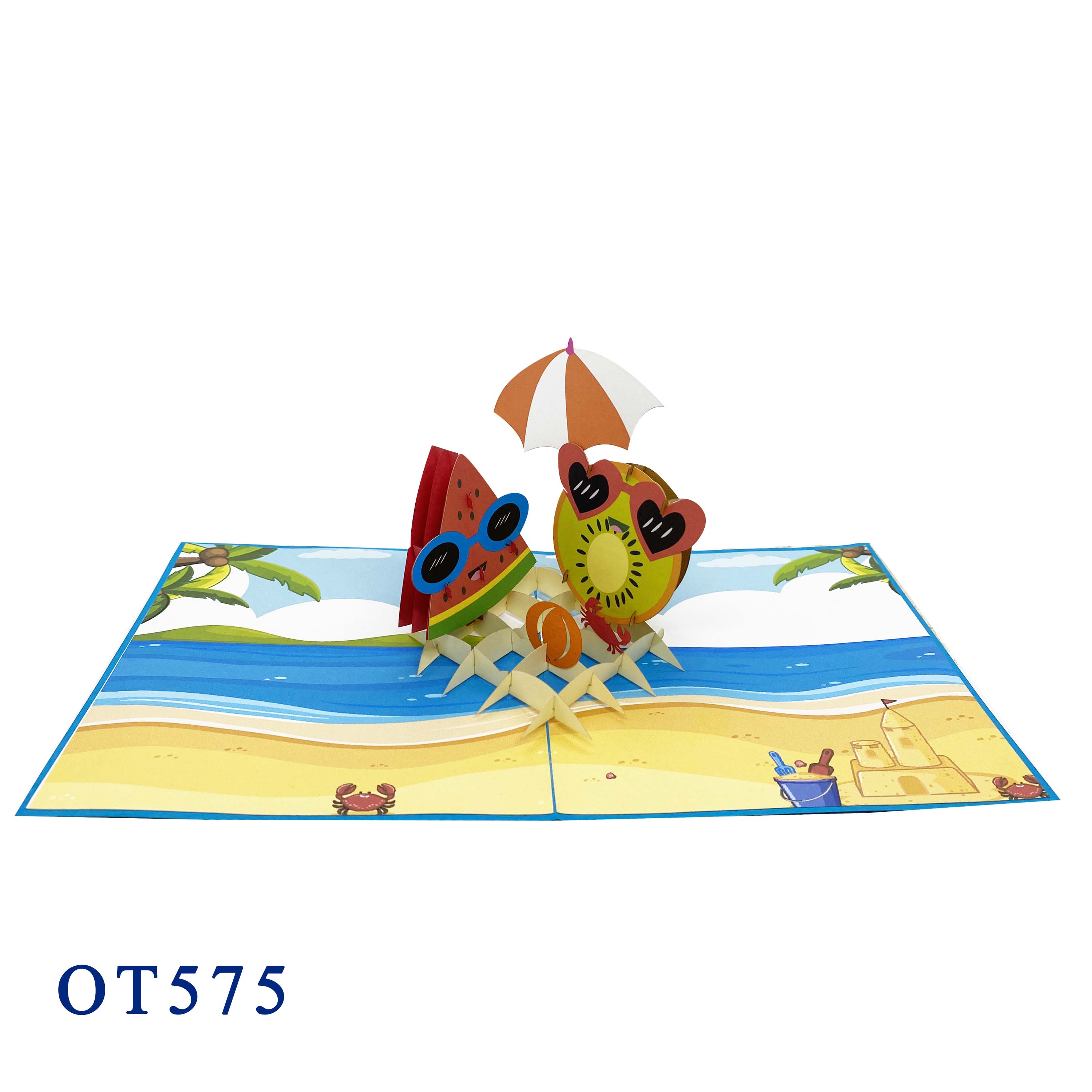 Summer Fruits Pop Up Card