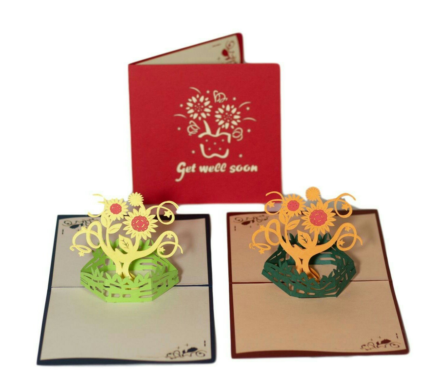 Sunflowers Pop Up Card