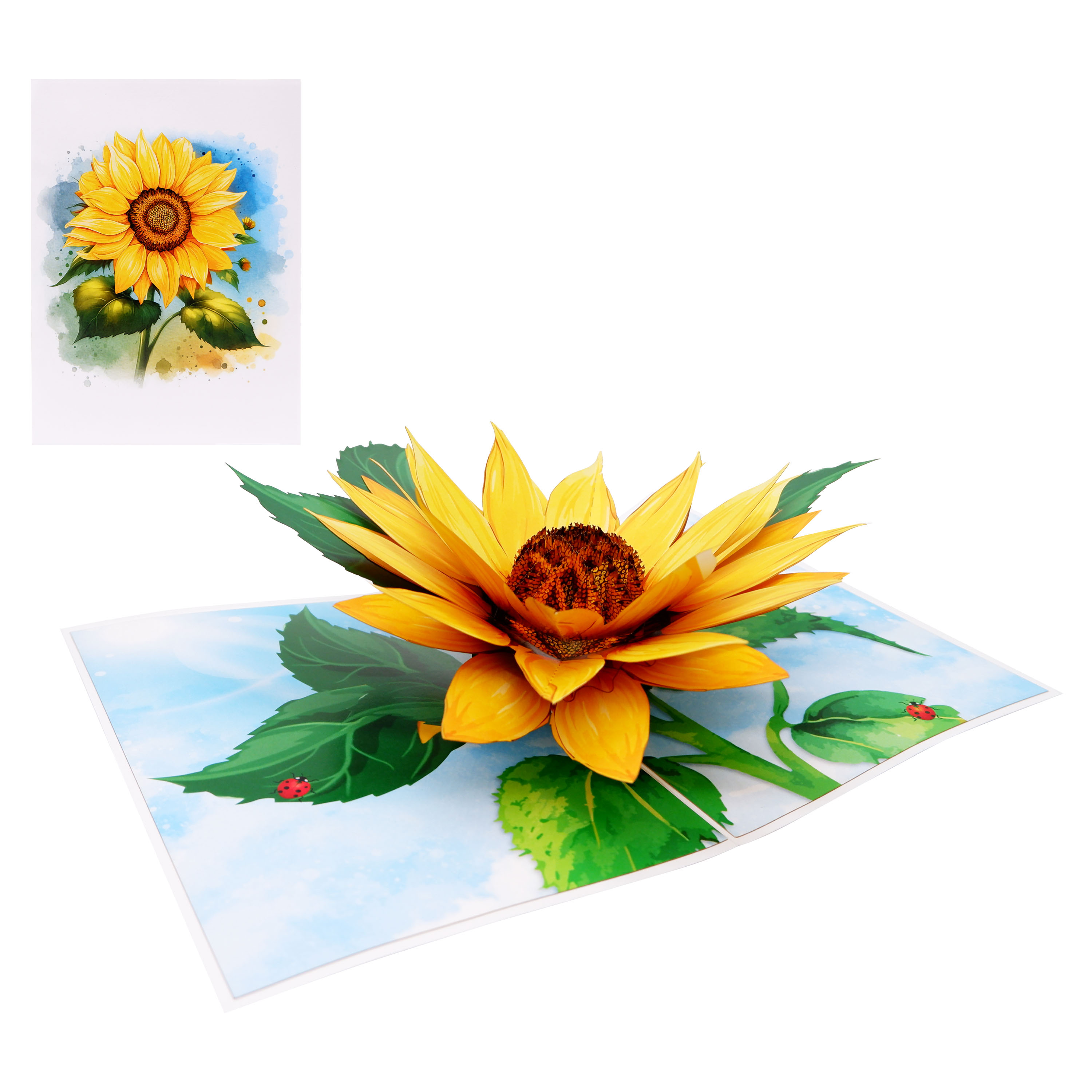 Sunflower Pop Up Greeting Card