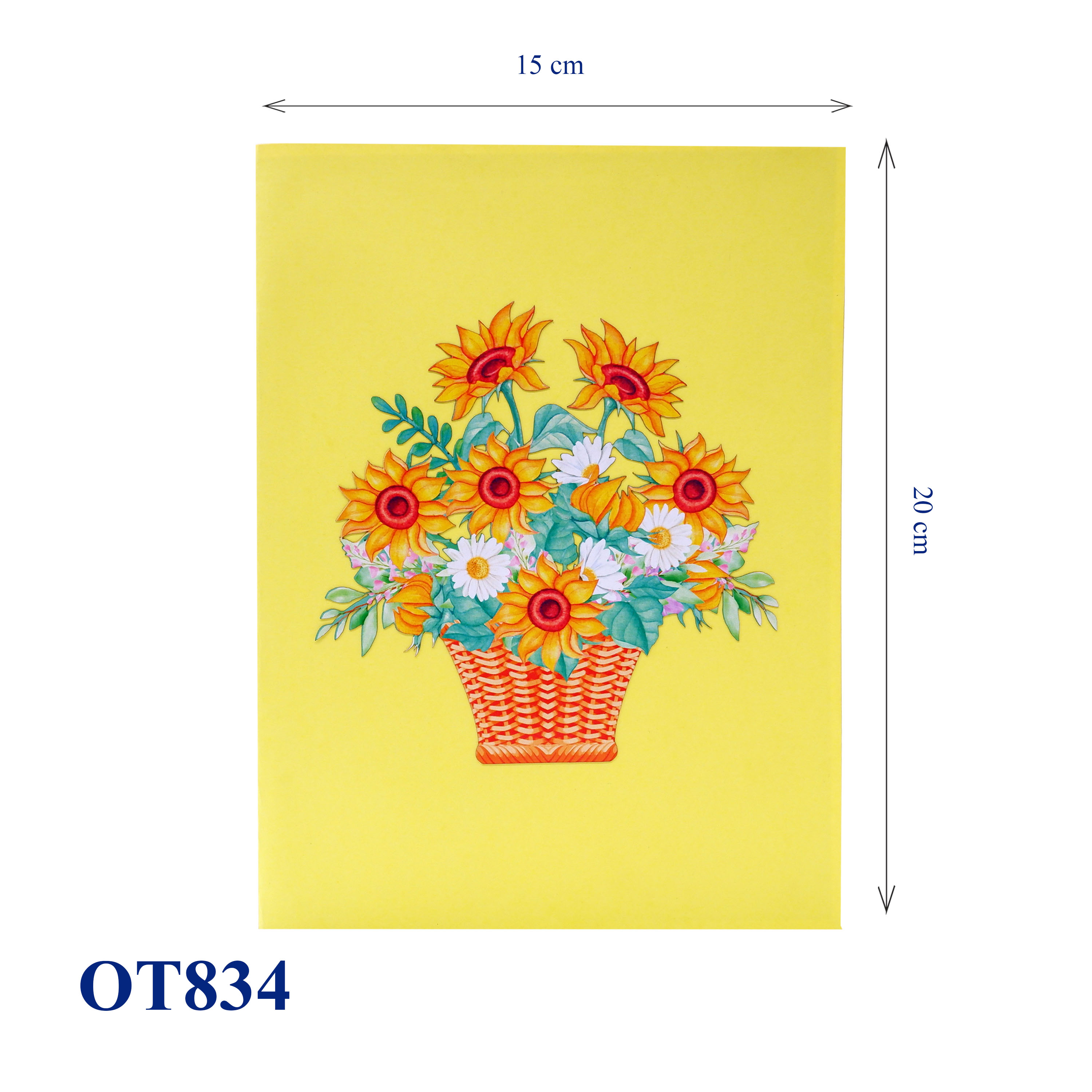 Sunflowers Pop Up Card