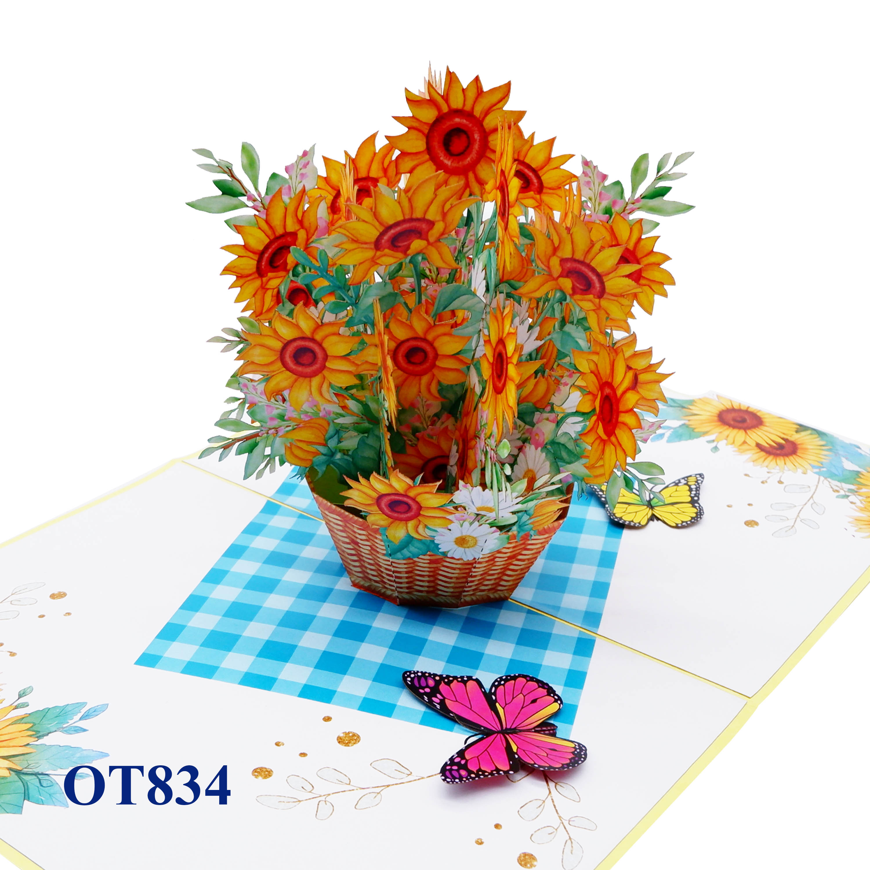 Sunflowers Pop Up Card