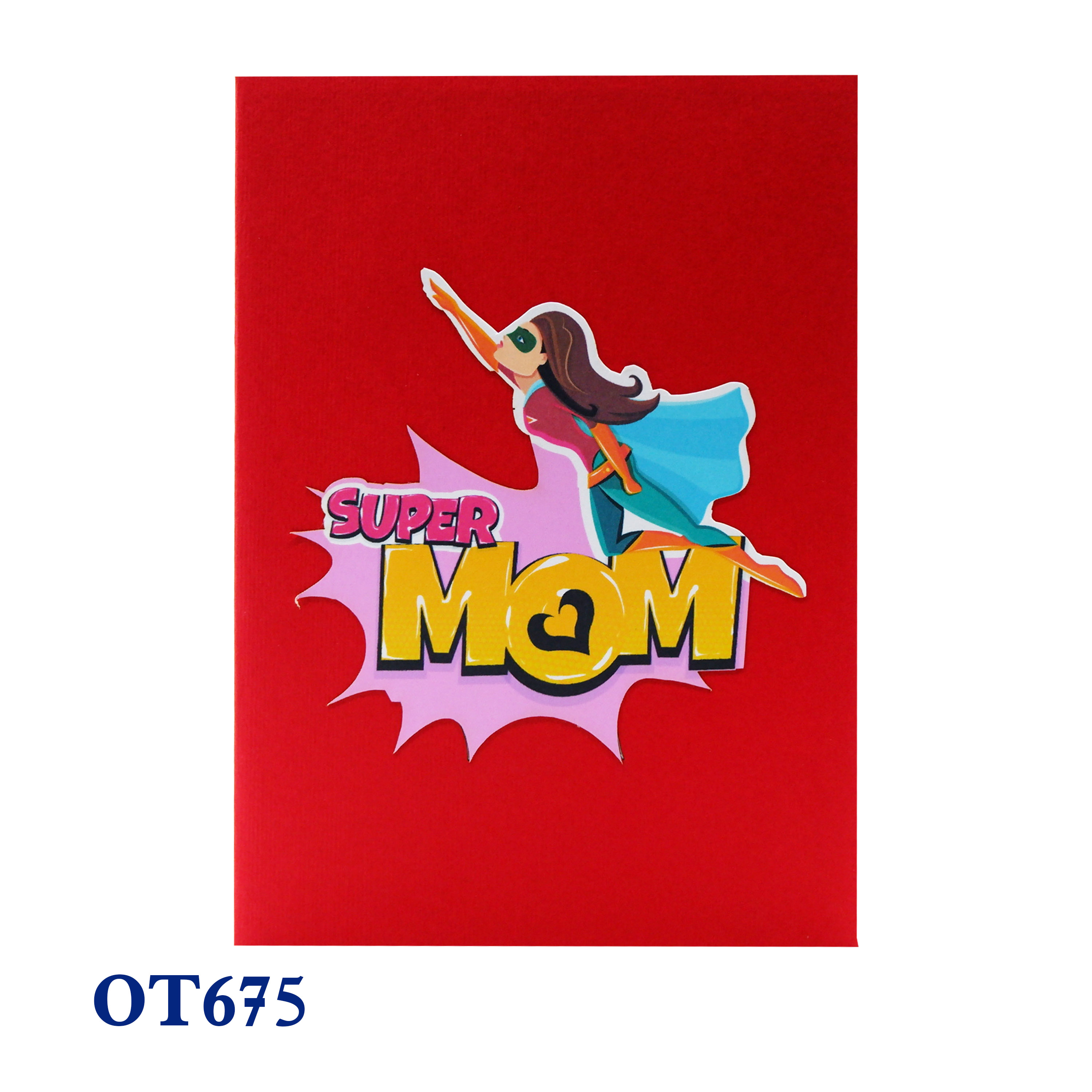 Super Mom 1 Pop Up Card