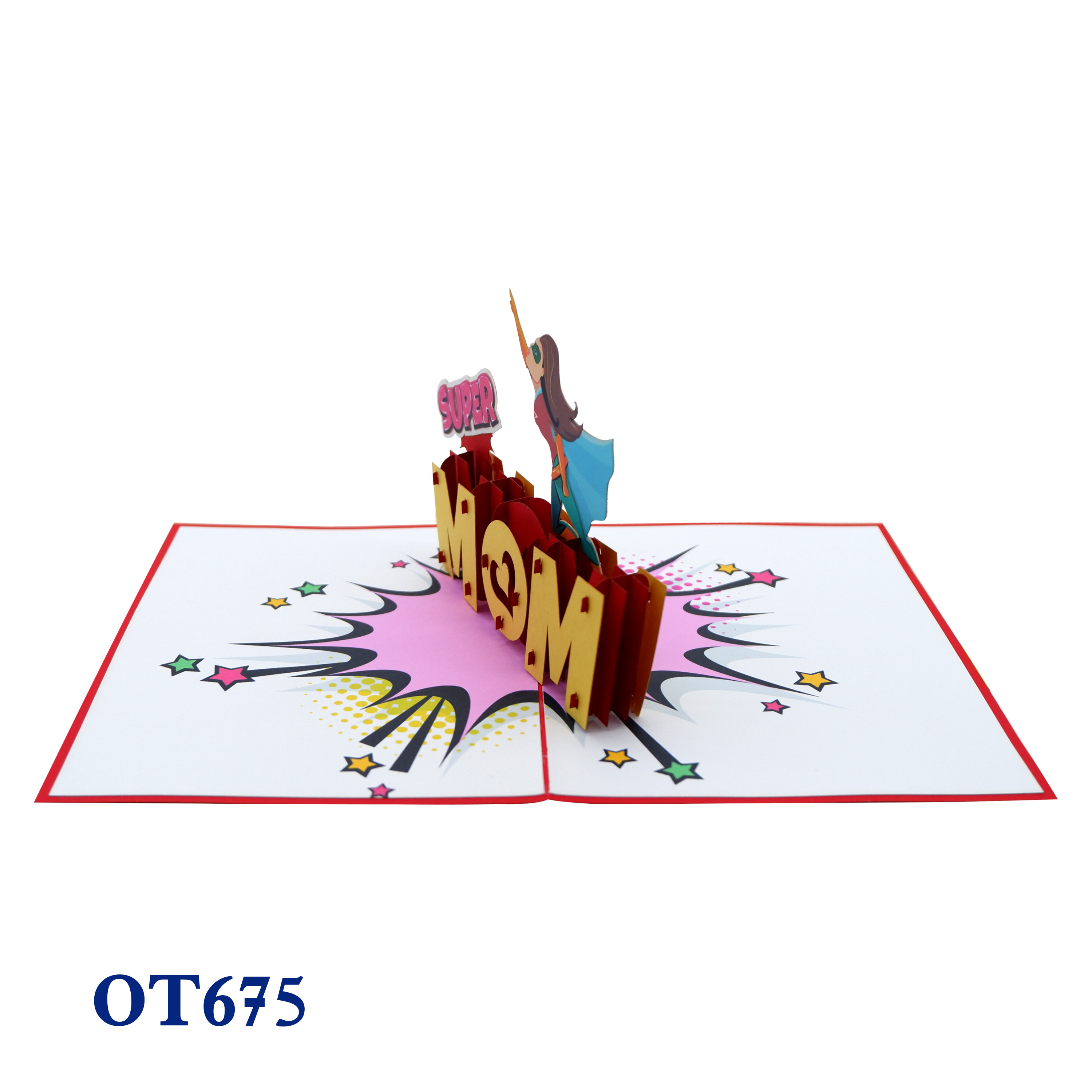 Super Mom 1 Pop Up Card