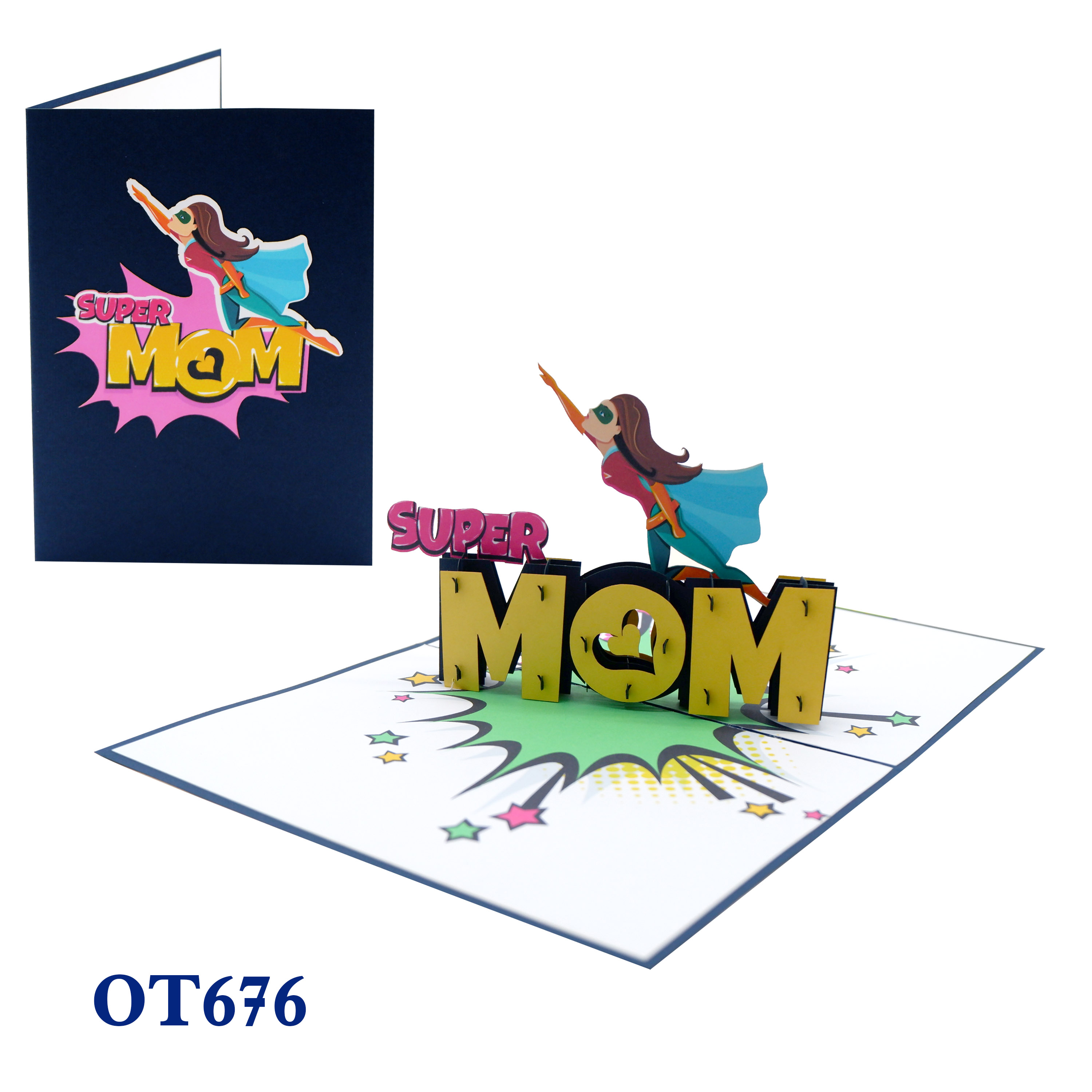 Super Mom 2 Pop Up Card