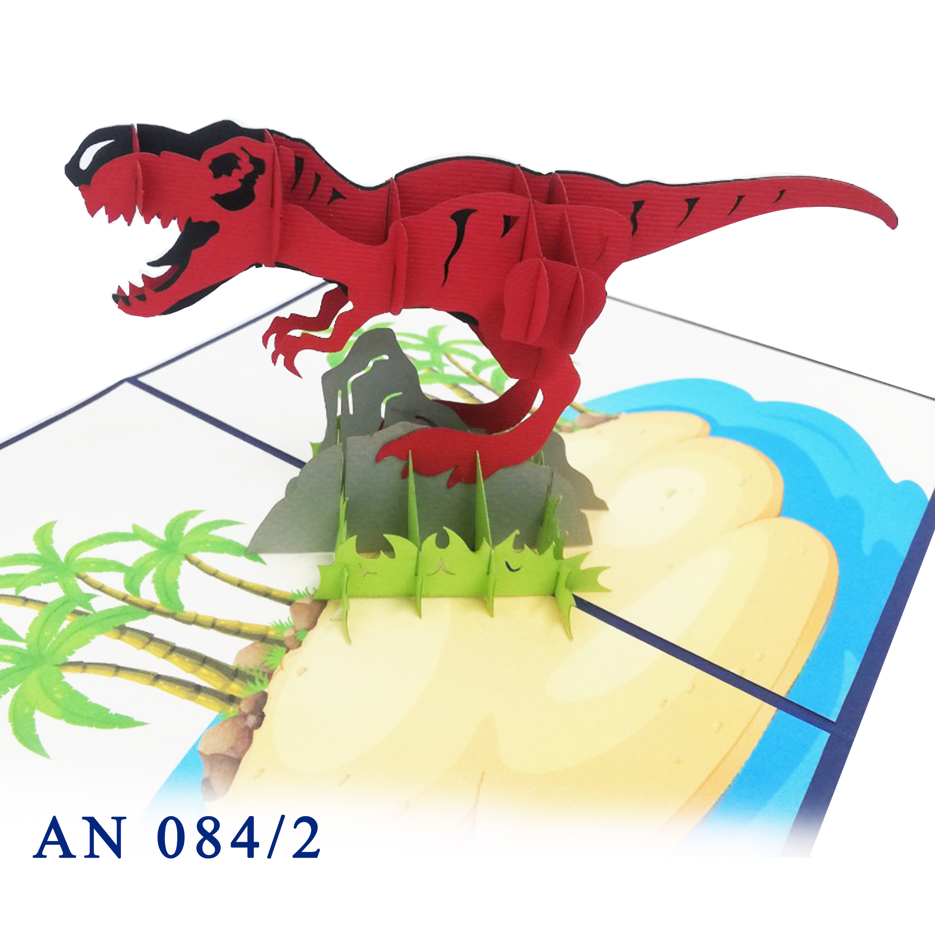 T-rex Dinosaur Pop Up Card