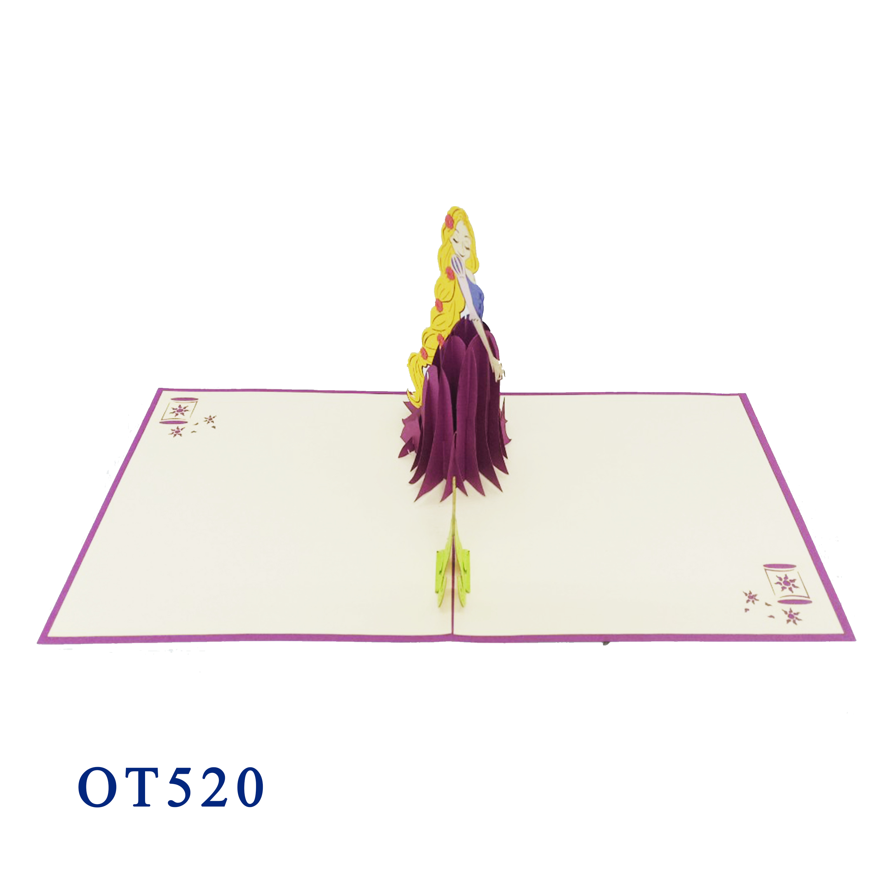 Tangled Princess Pop Up Card