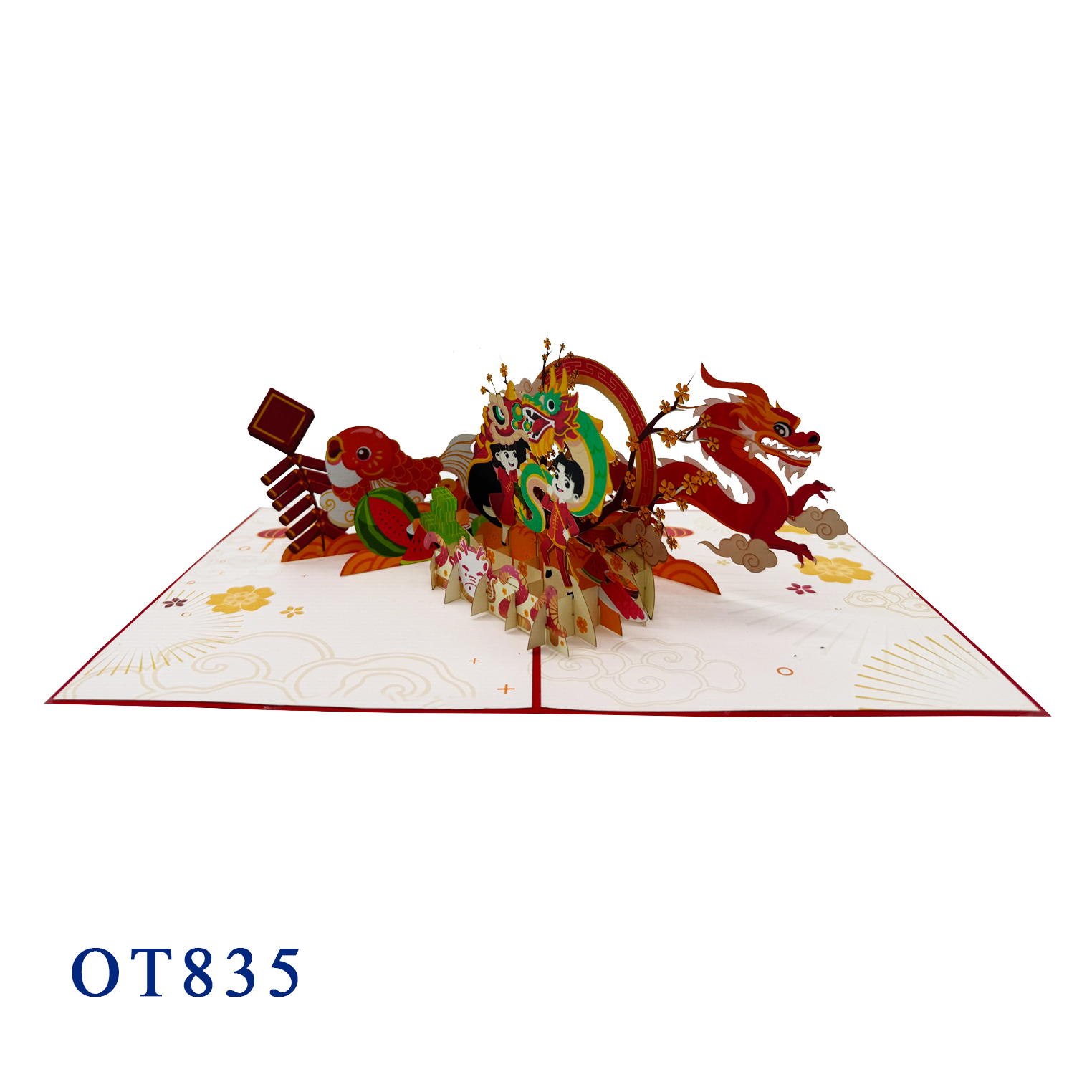 TET Lunar New Year Pop Up Card