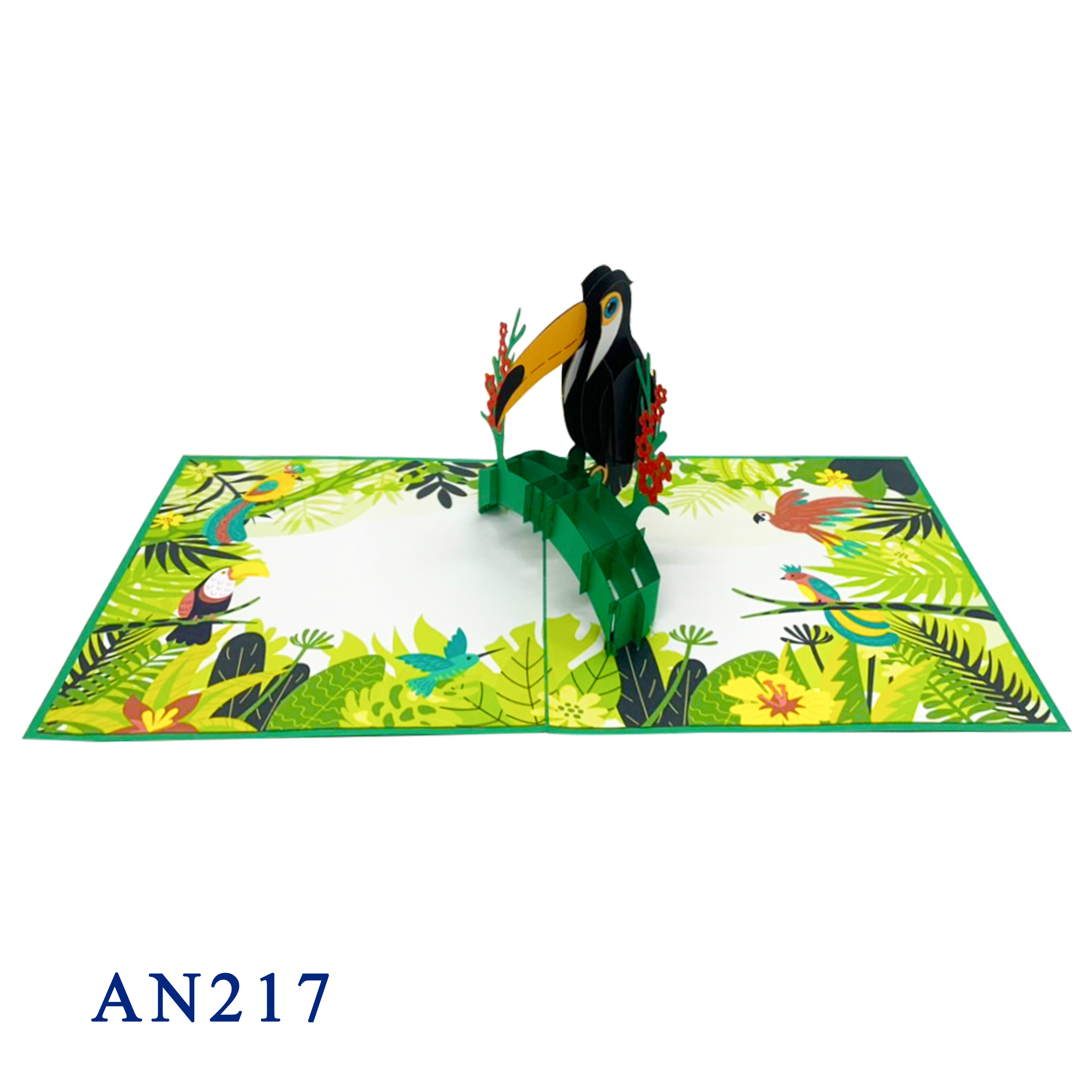 Toucan Pop Up Card