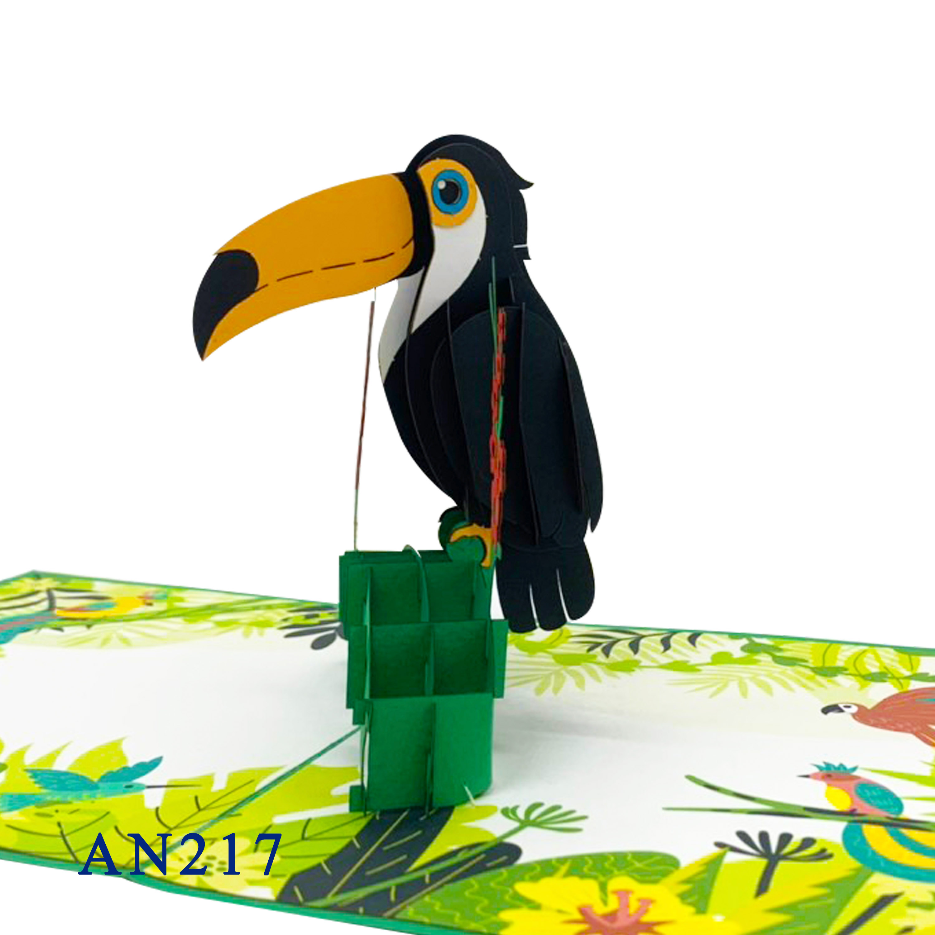 Toucan Pop Up Card