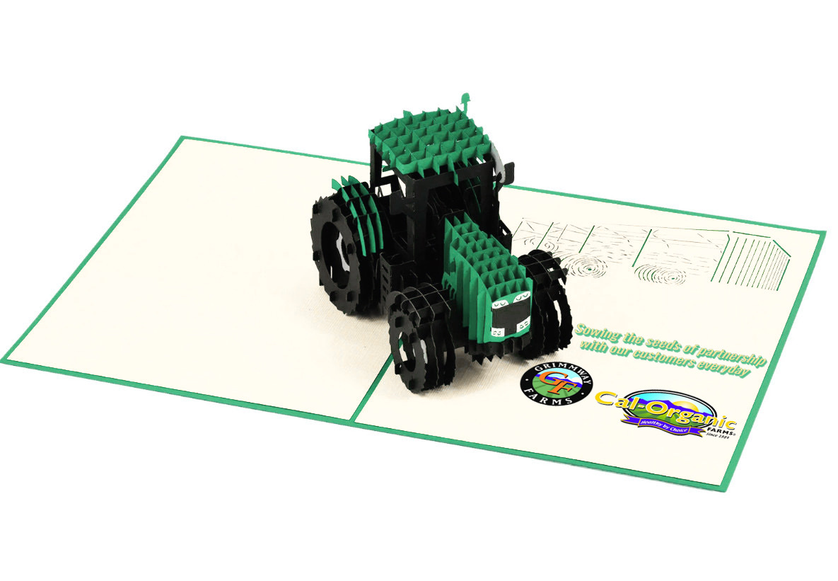 Tractor Pop Up Card