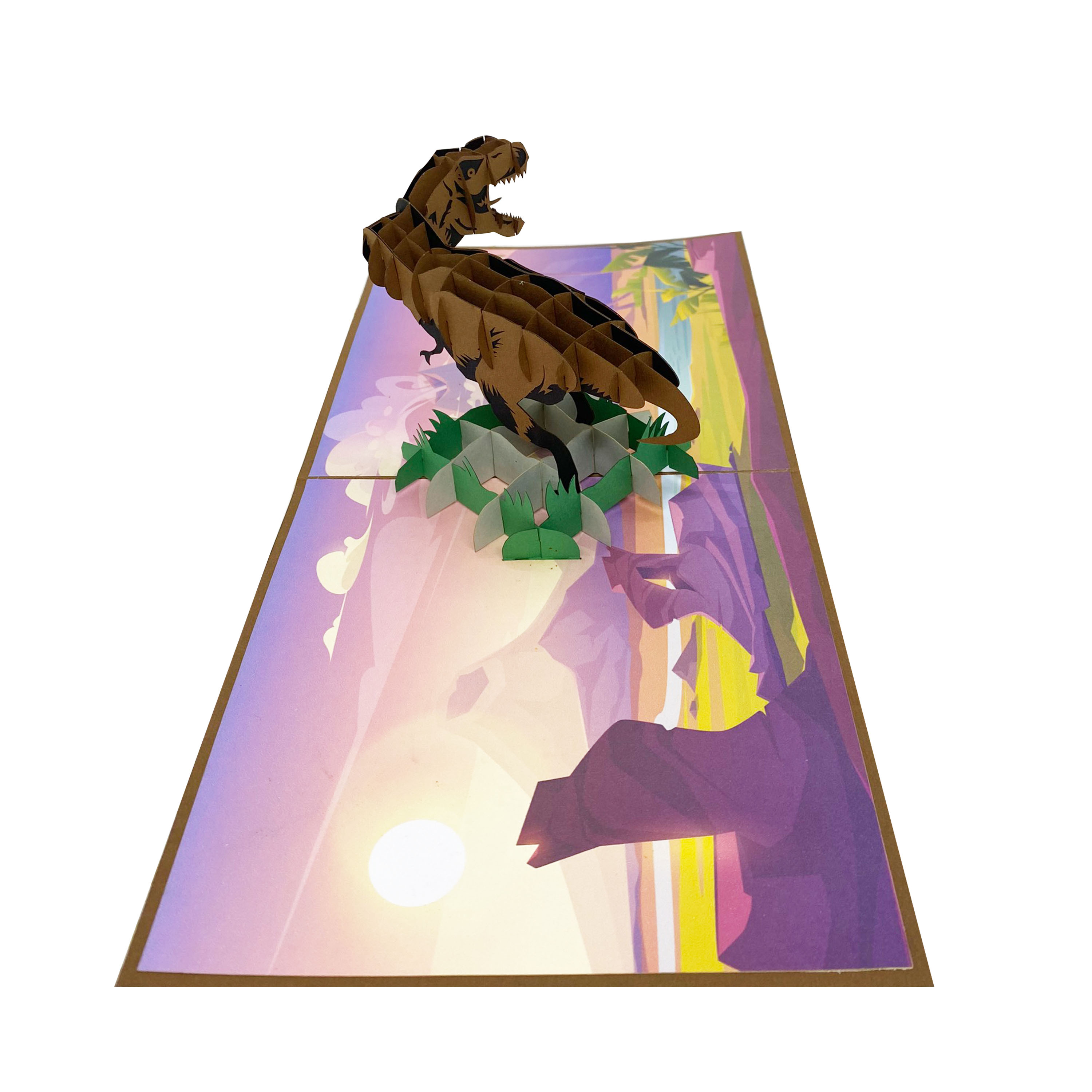 T Rex Pop Up Card