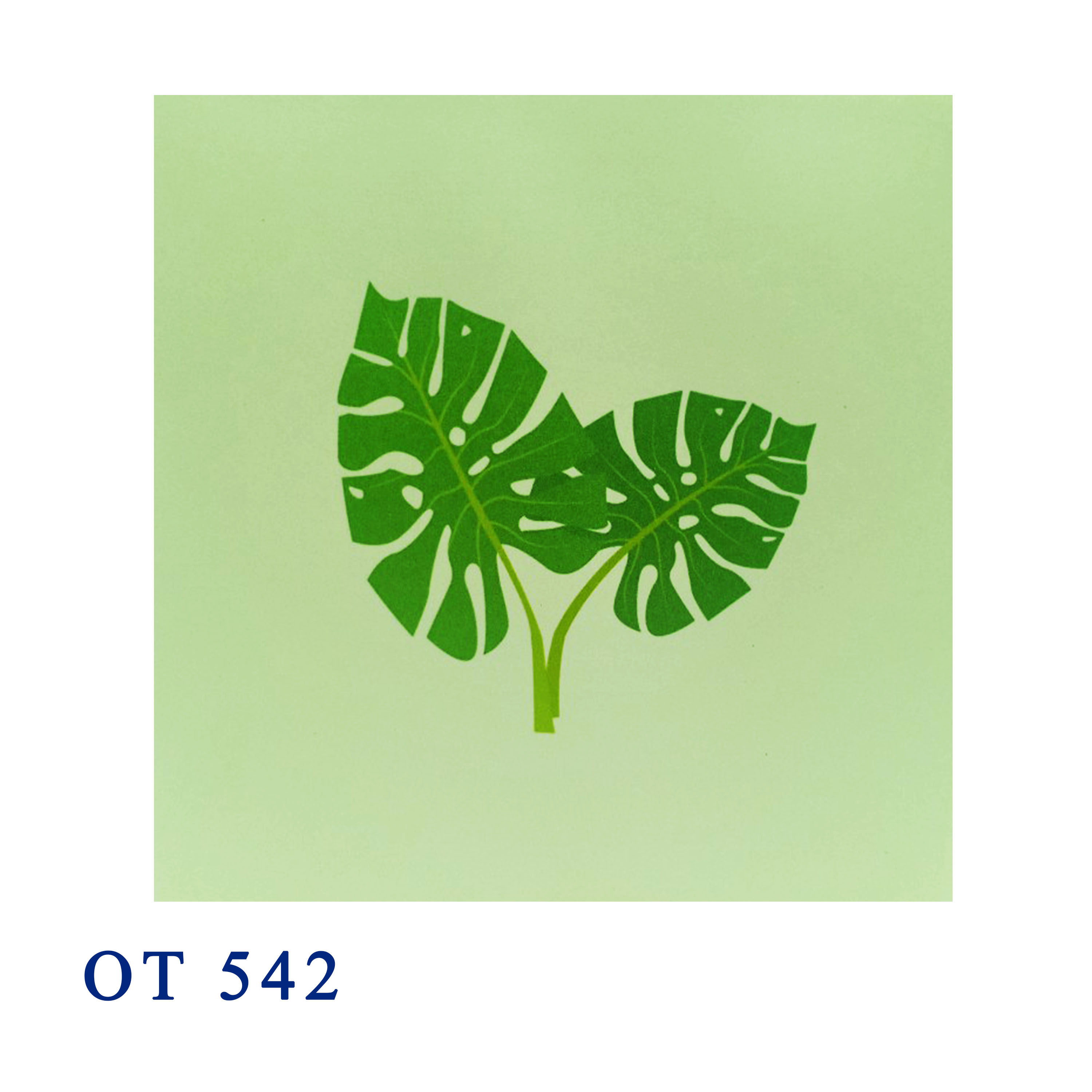 Tropical Leaves Pop Up Card