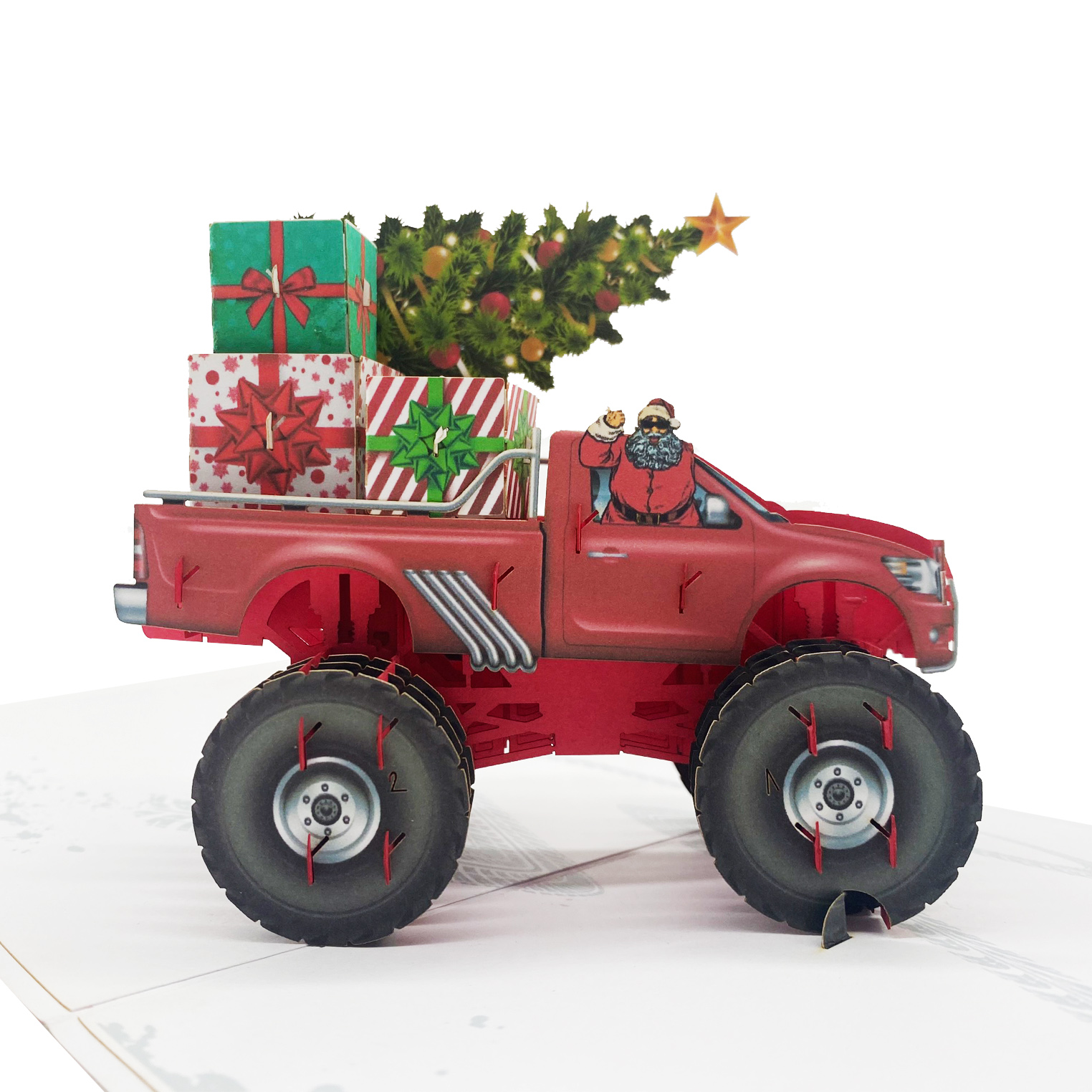 Truck Noel Pop Up Card