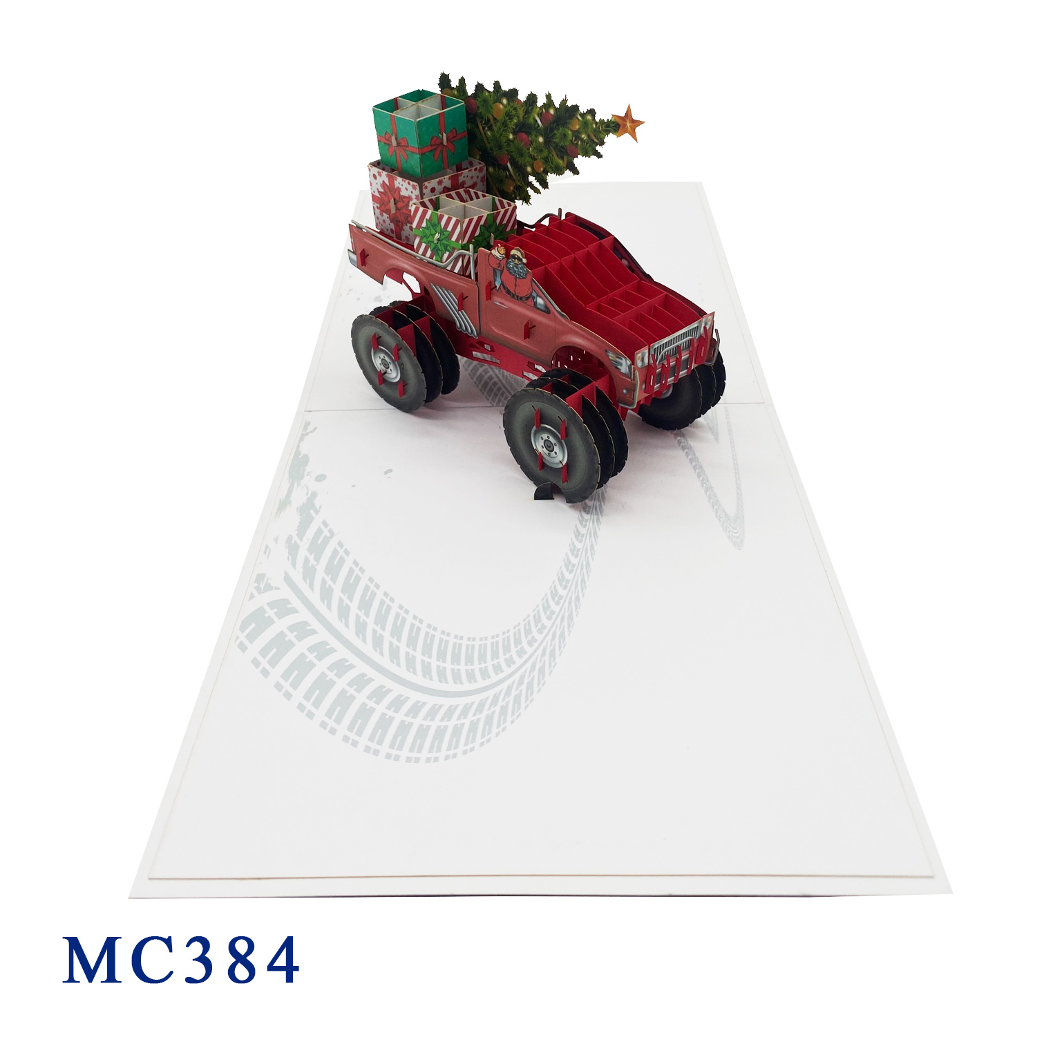 Truck Noel Pop Up Card
