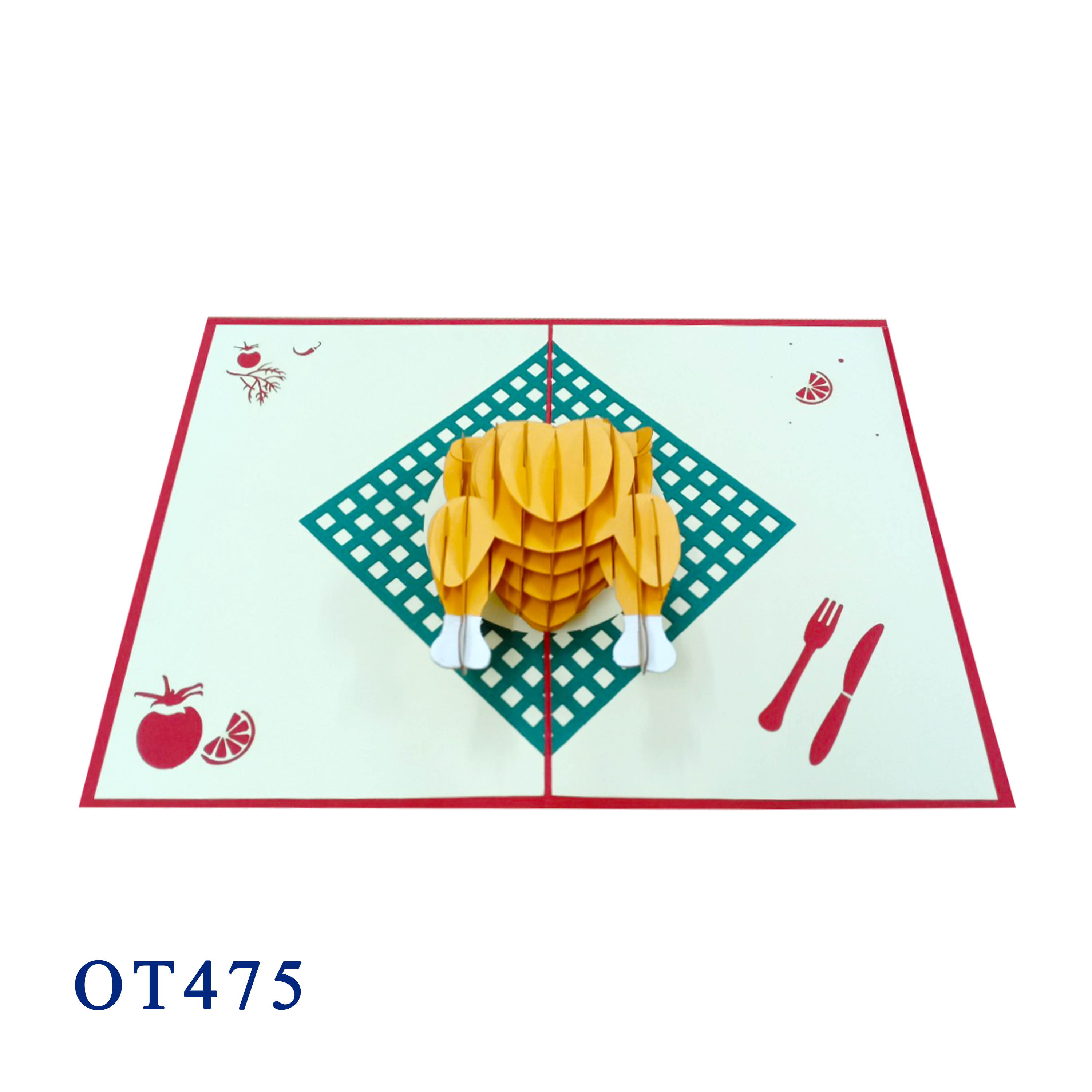 Thanksgiving Turkey Pop Up Card