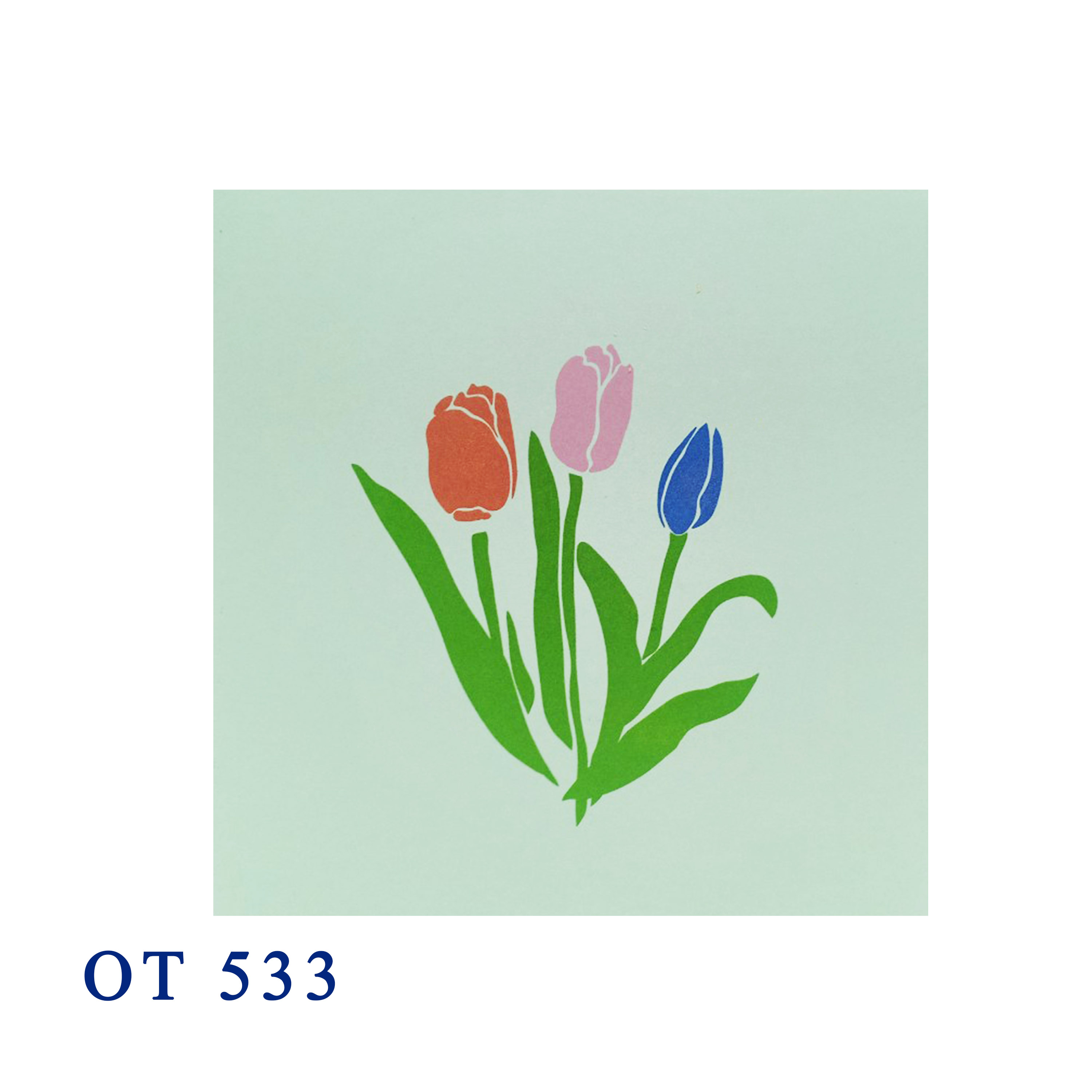 Tulip Garden Pop Up Card