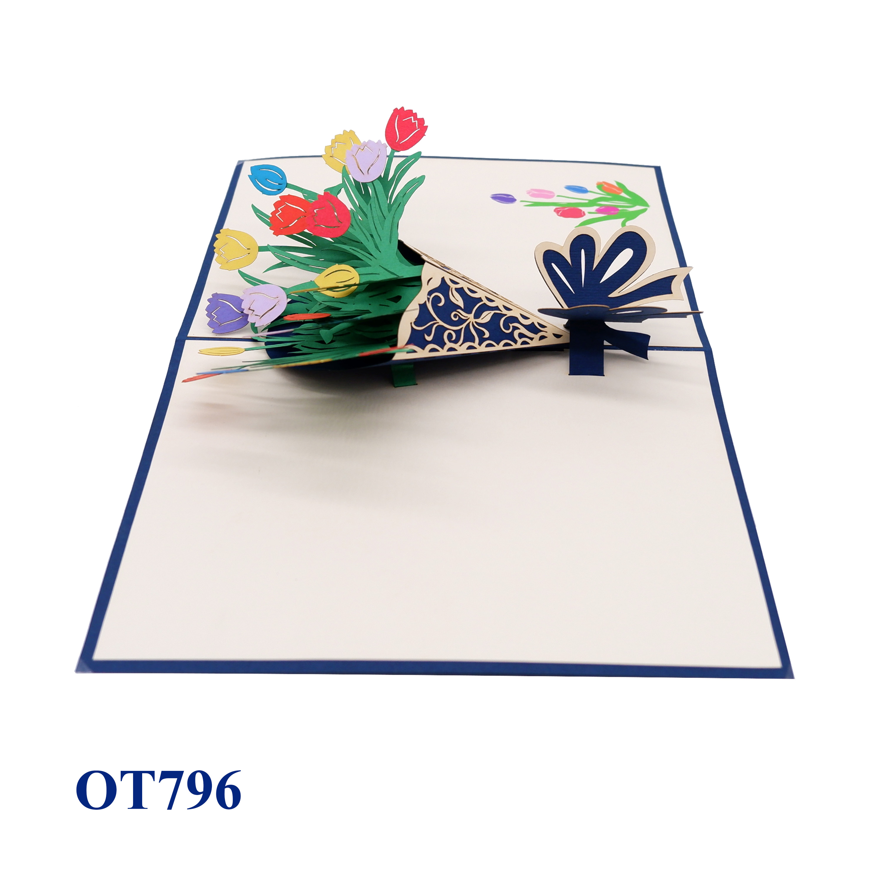 Tulips Bouquet Pop Up Card