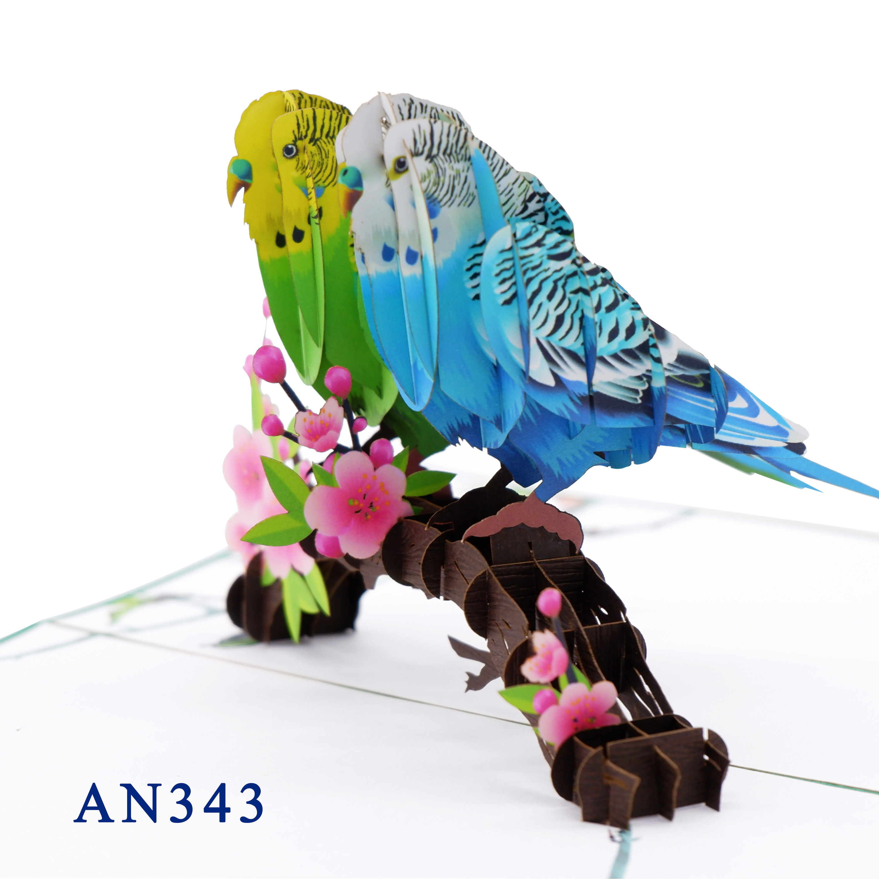 Lovely Birds Pop Up Card