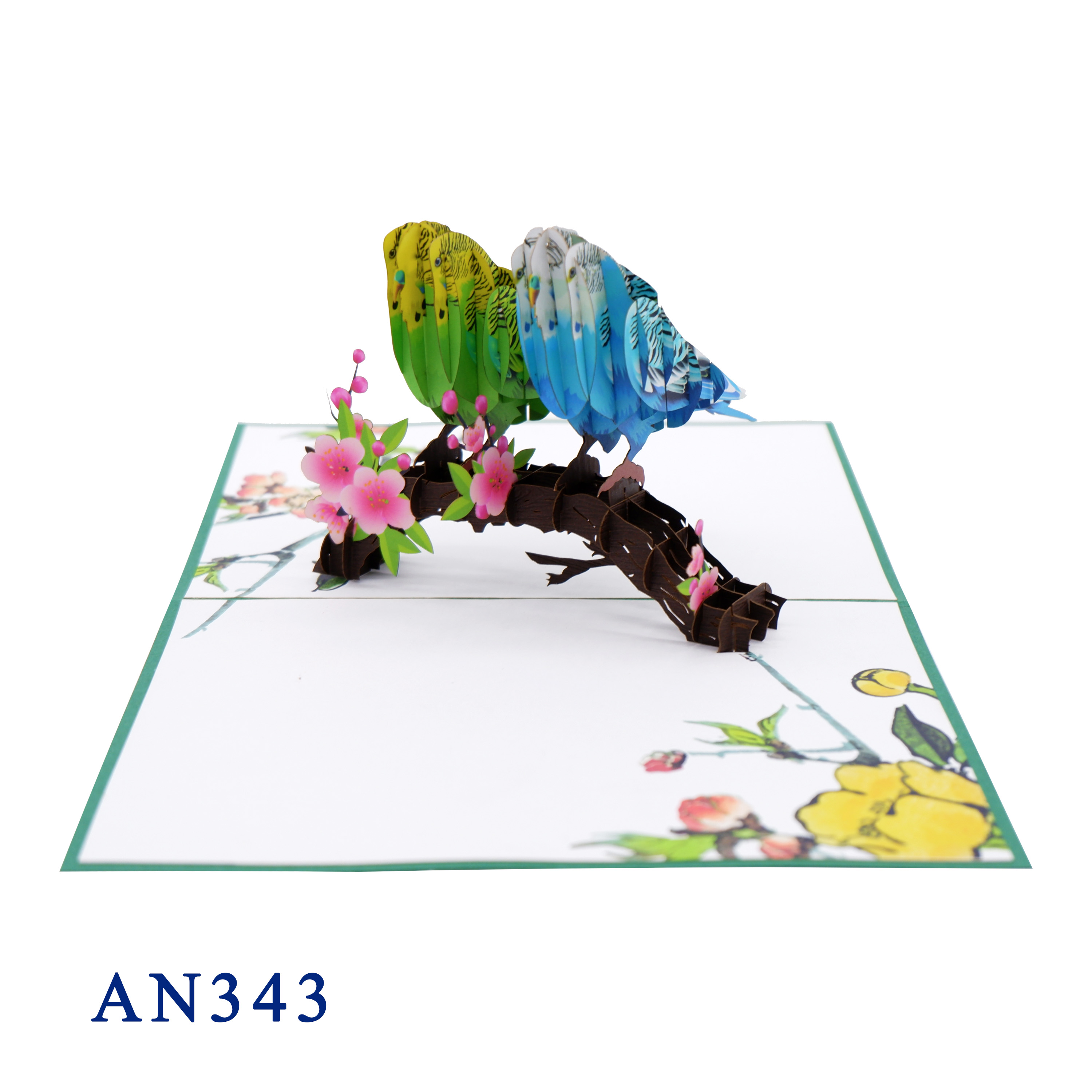 Lovely Birds Pop Up Card