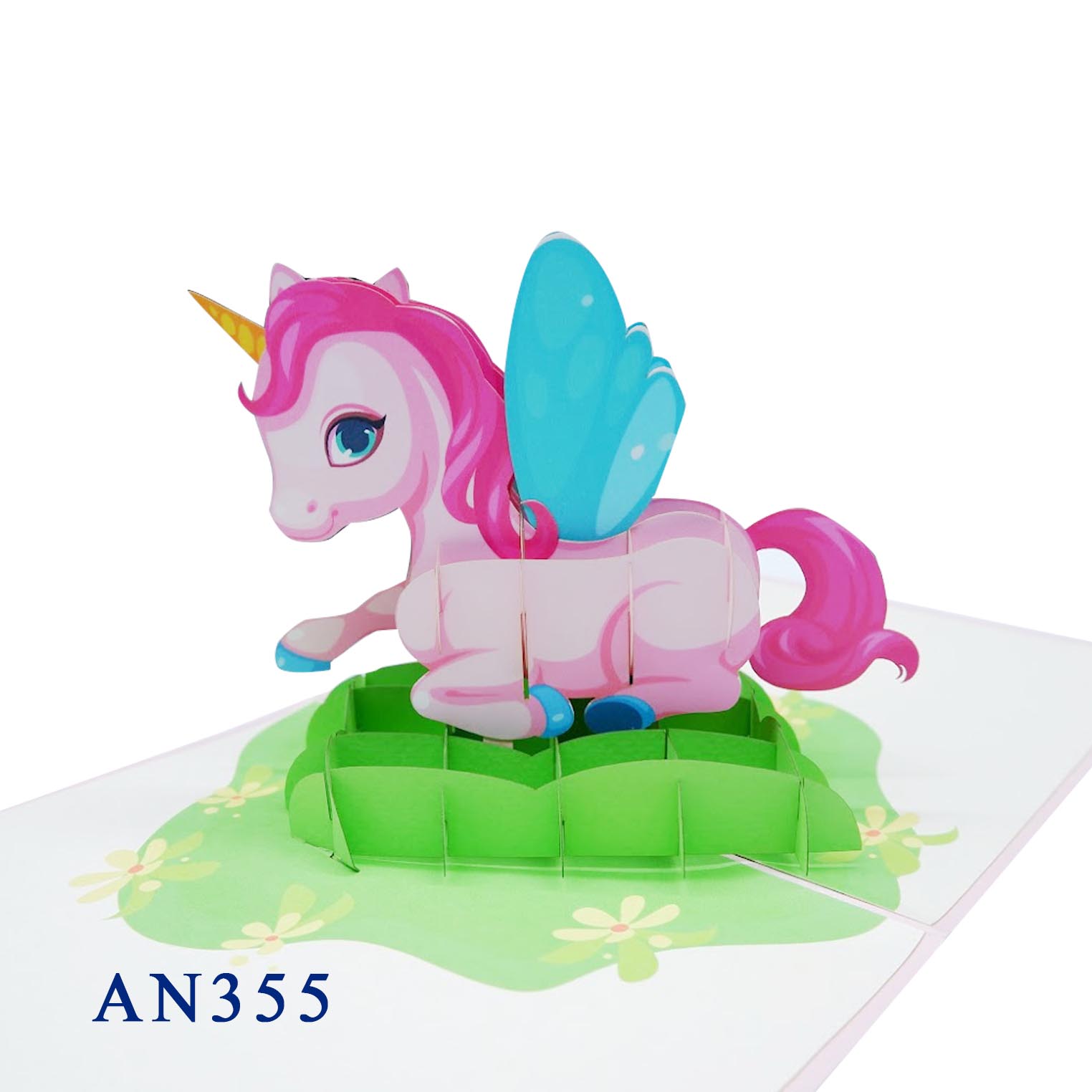 Unicorn Pop Up Card