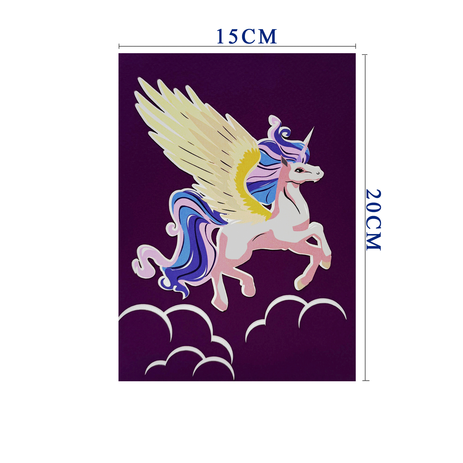 Unicorn Rainbow Pop Up Card