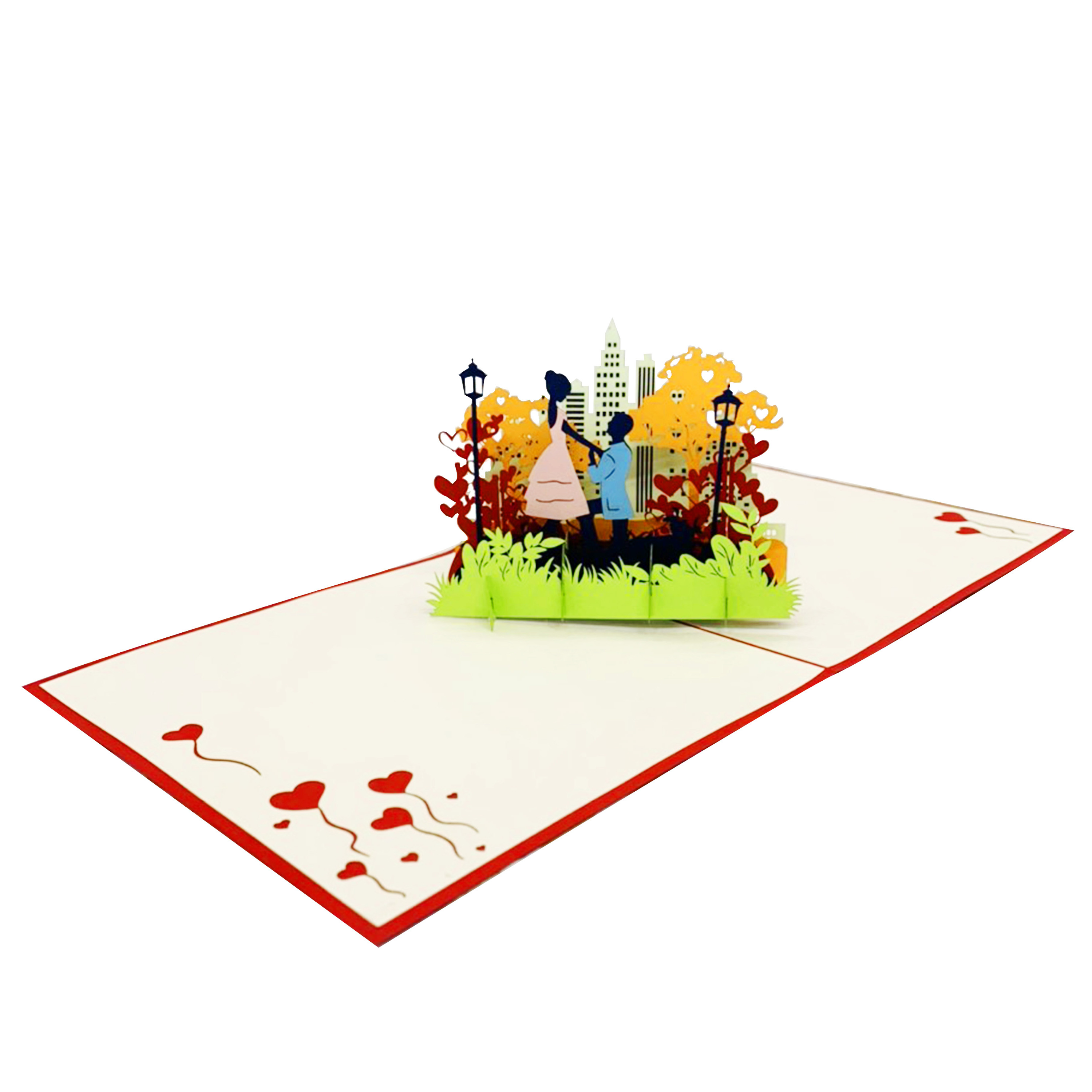 Engagement Pop Up Card