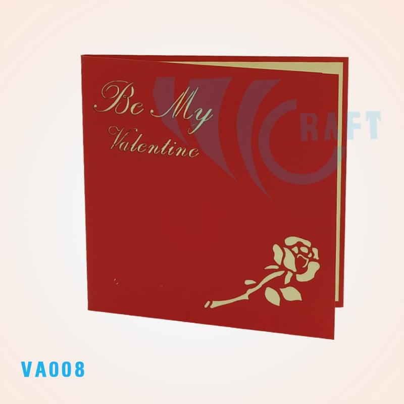 Be My Valentine Pop Up Card