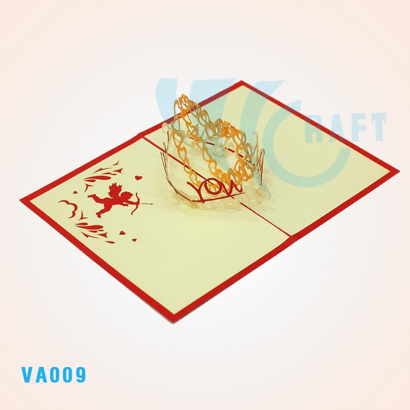 I Love You Pop Up Card