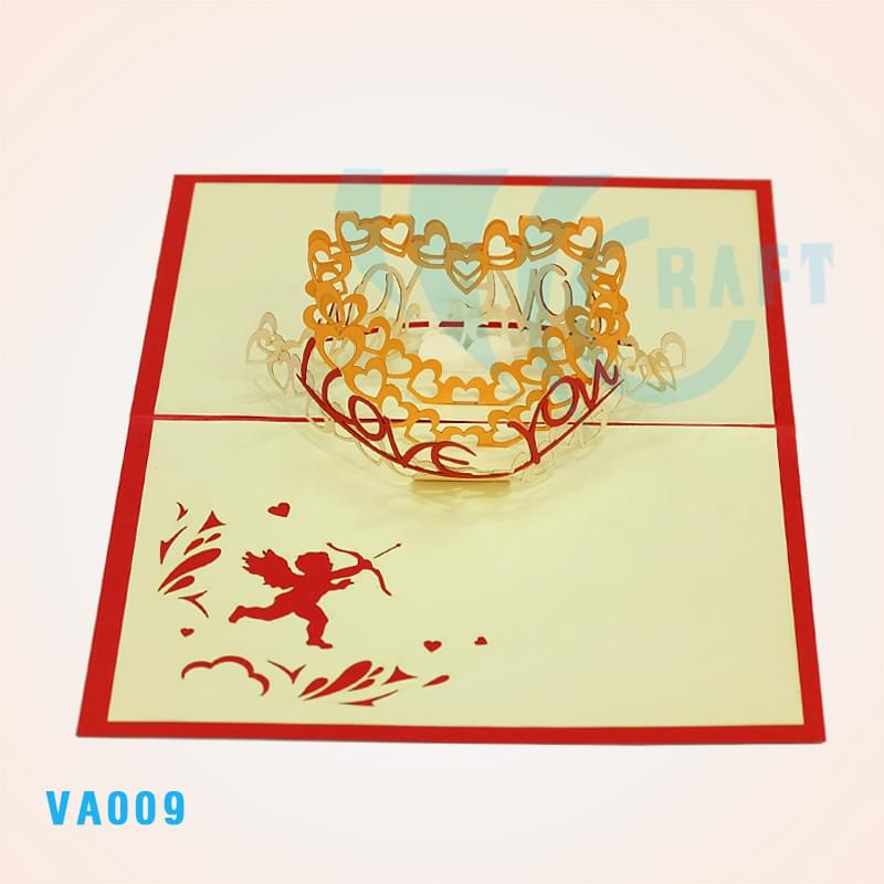 I Love You Pop Up Card