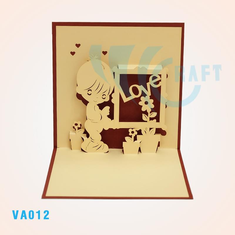 Lovey-dovey Pop Up Card 1