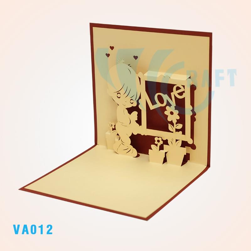 Lovey-dovey Pop Up Card 1