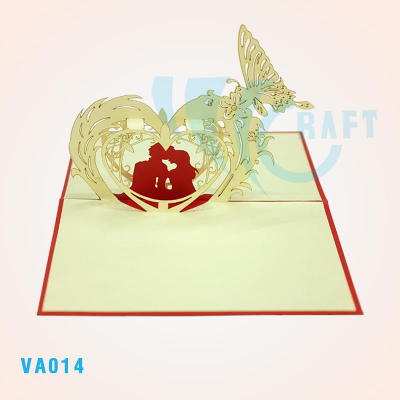 Lovers Pop Up Card