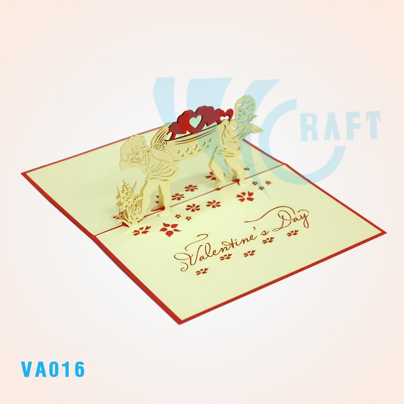 Love Angels Pop Up Card