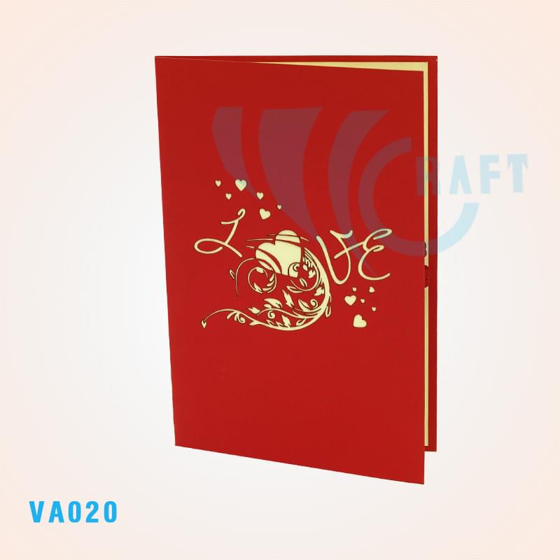 Cupid's Tree Pop Up Card