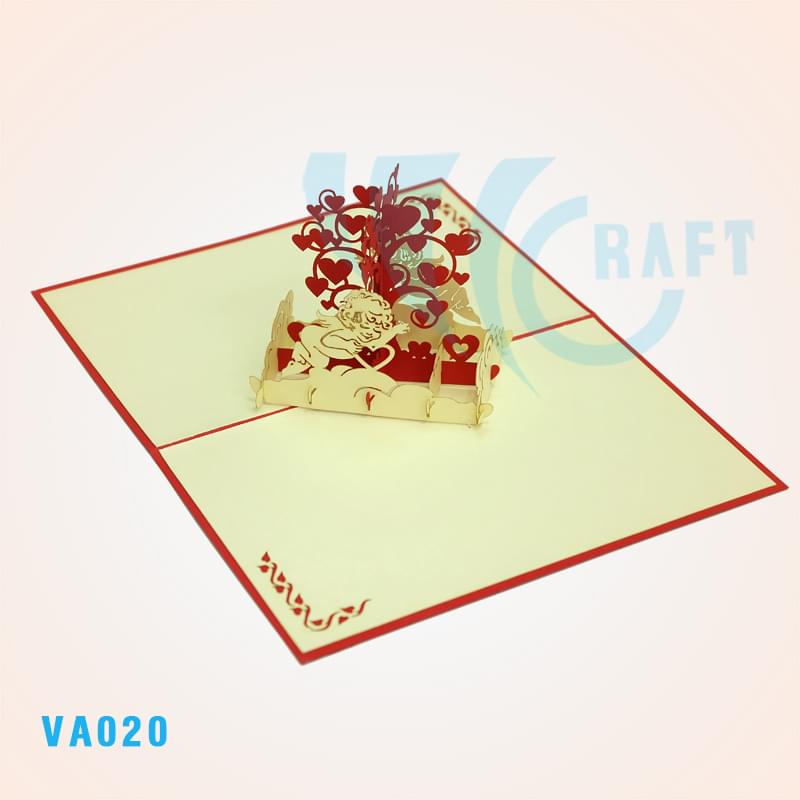 Cupid's Tree Pop Up Card