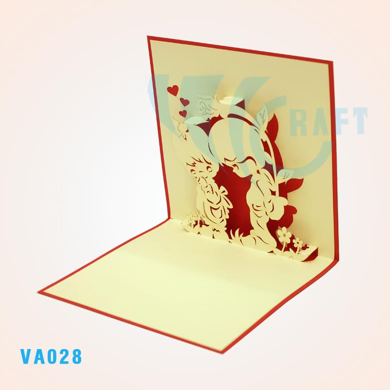 Valentine Baby Pop Up Card