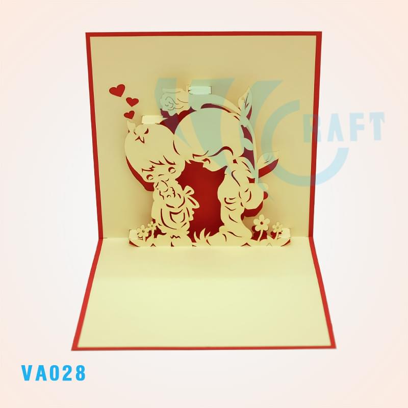 Valentine Baby Pop Up Card