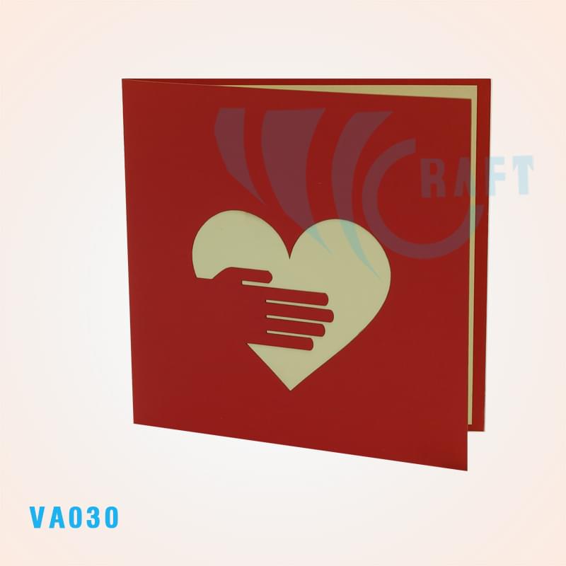Love Heart Pop Up Card 3