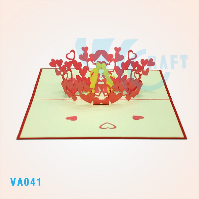 Lovely Kiss In The Morning Pop Up Card