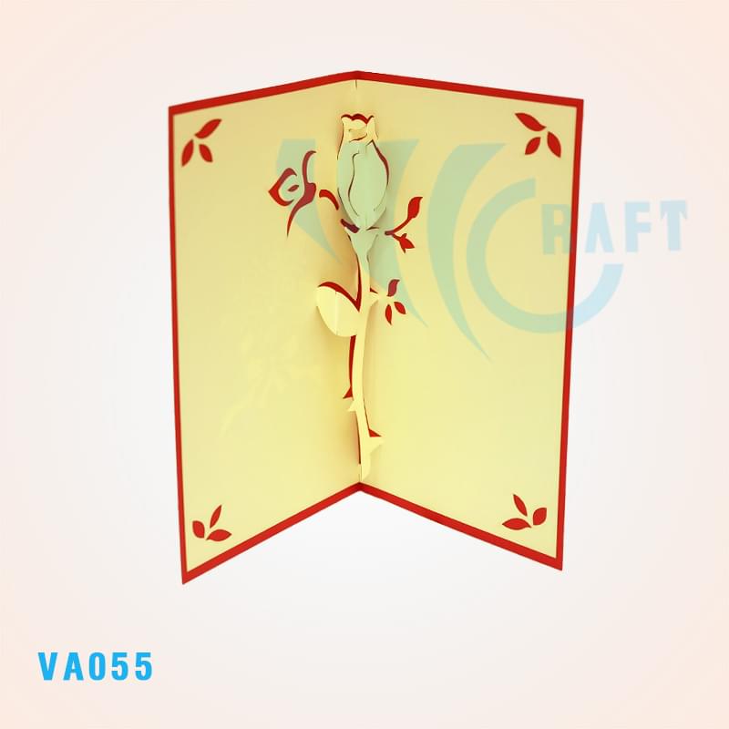 Rose Pop Up Card
